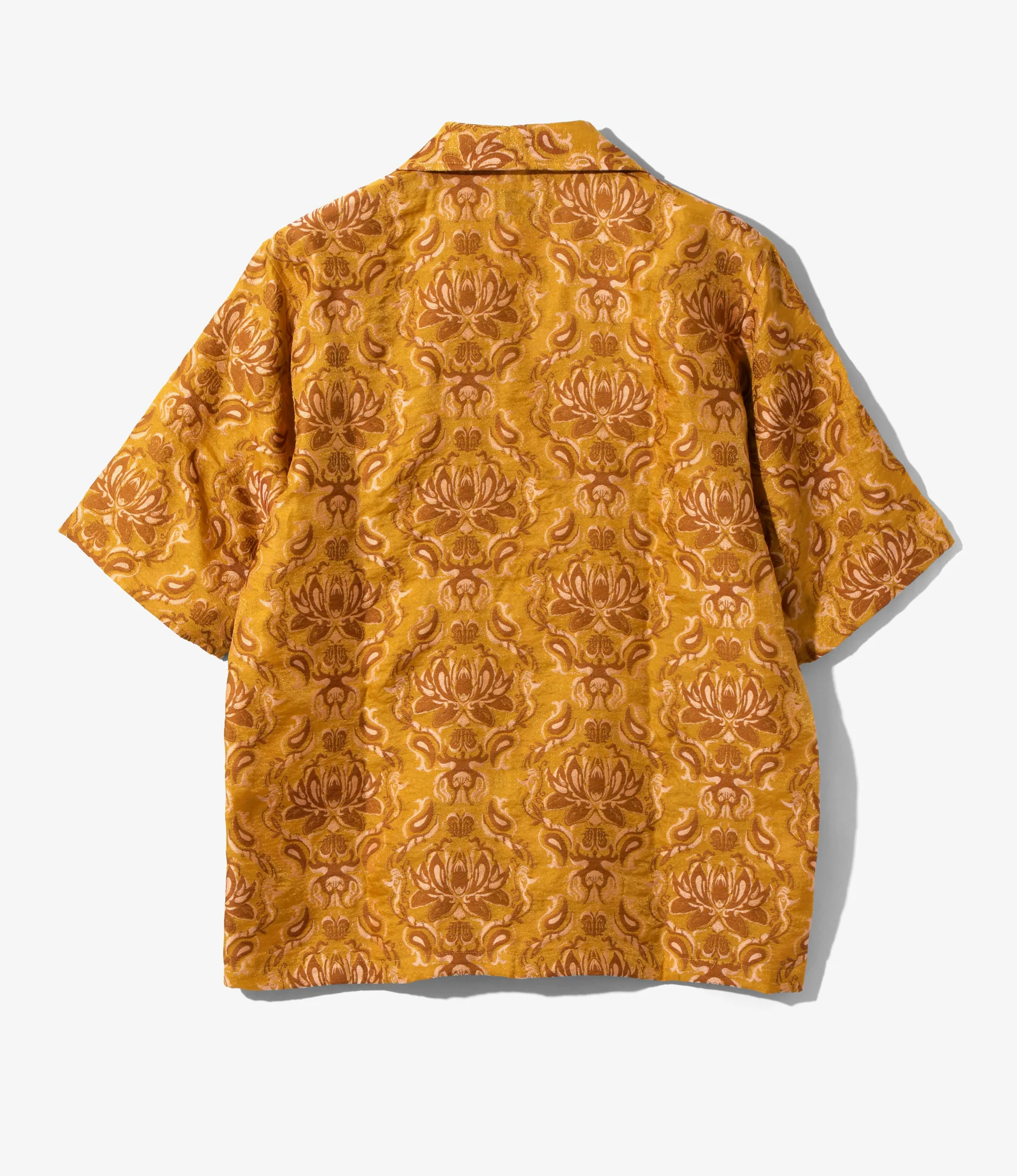 Needles x Kae Tanaka Cabana Shirt - Mustard - KT Jacquard - Image 4