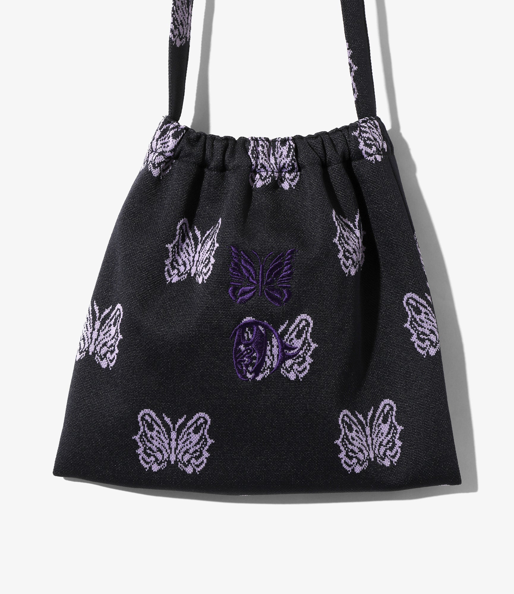 Needles x Kae Tanaka Elastic Pochette - Black - Poly Jacquard