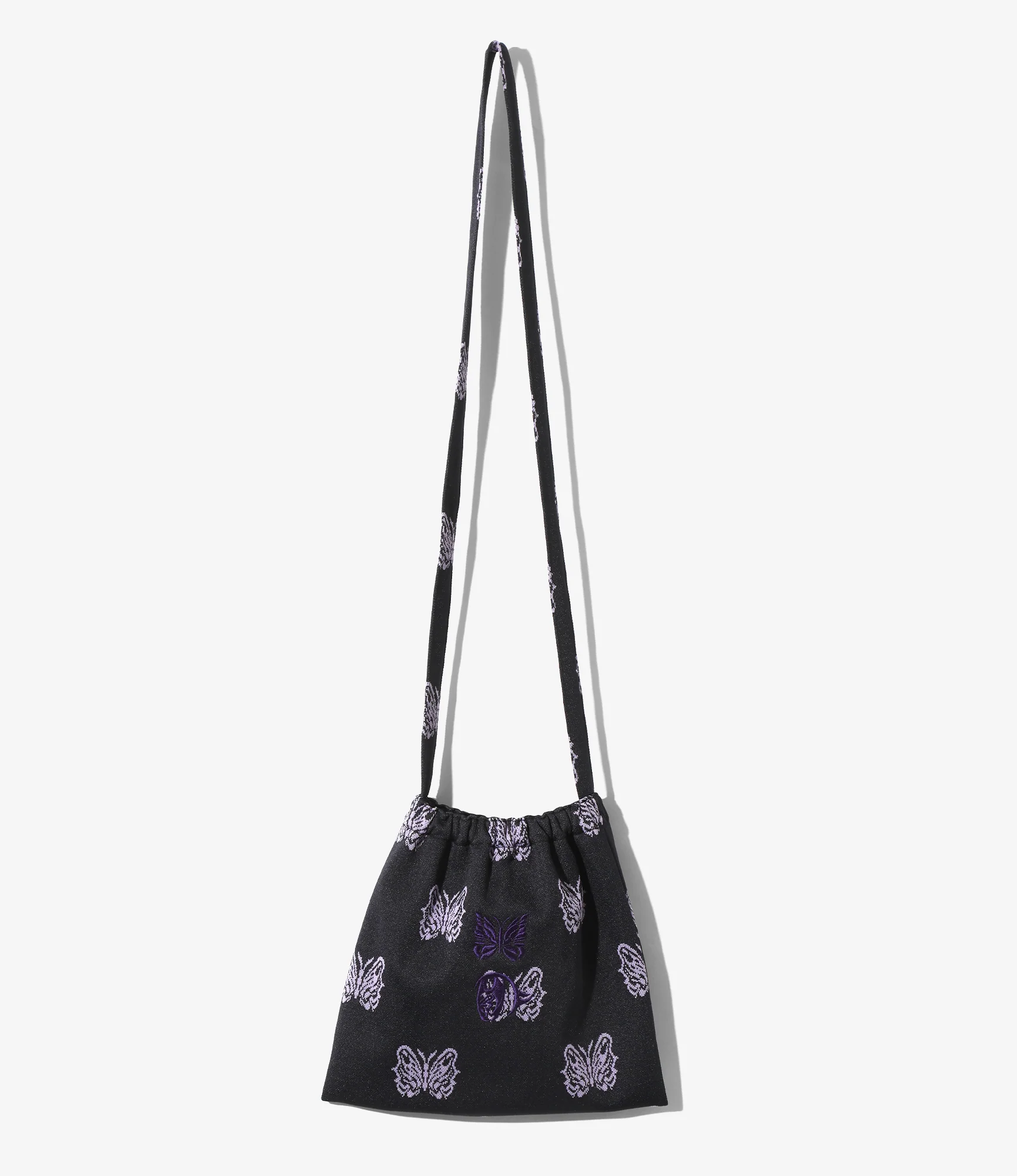Needles x Kae Tanaka Elastic Pochette - Black - Poly Jacquard - Image 2