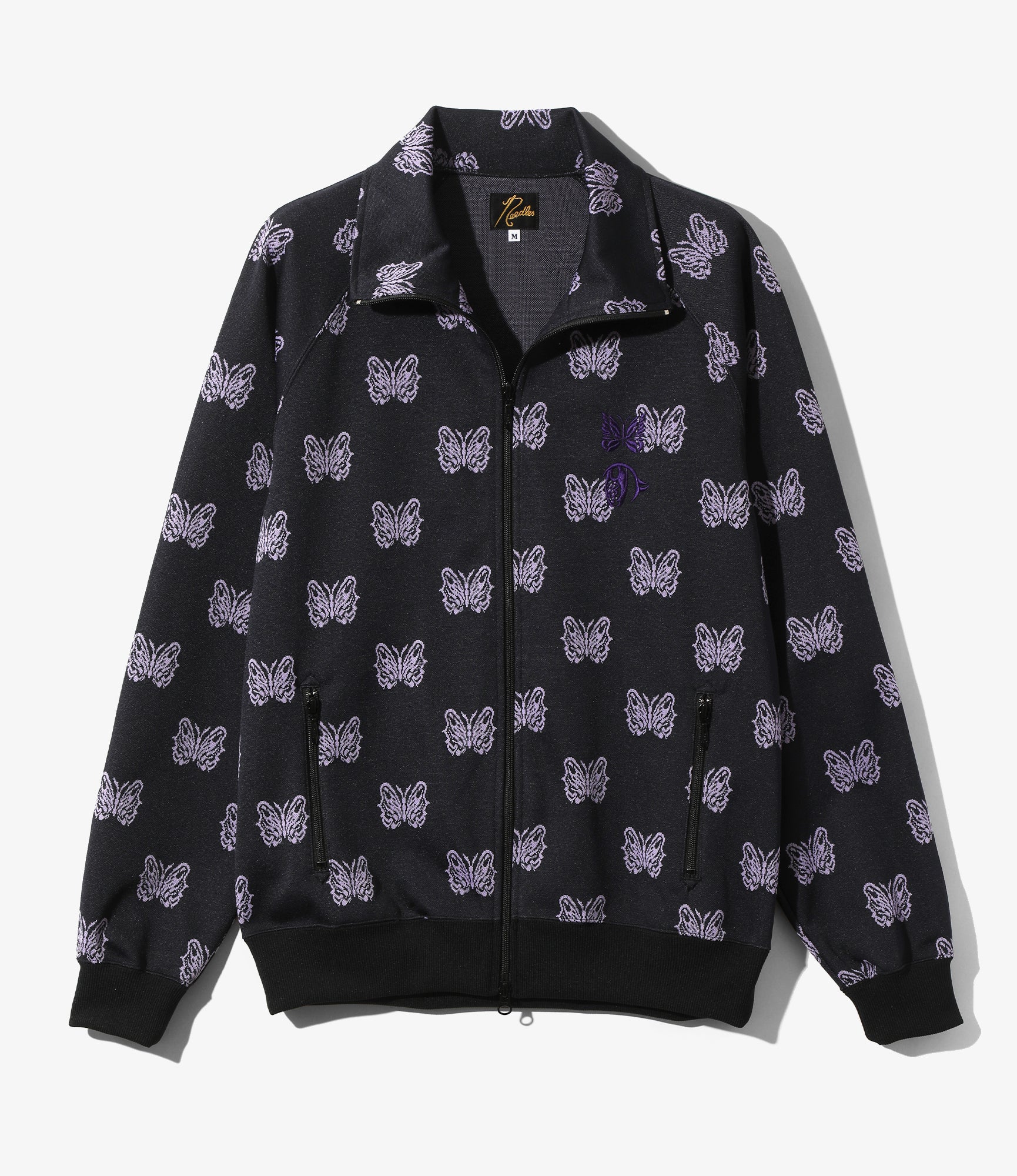 Needles x Kae Tanaka Track Jacket - Black - Poly Jacquard