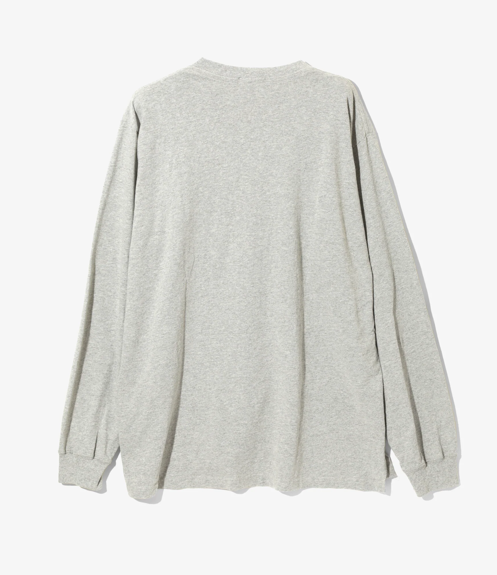 Nepenthes Special - L/S Crew Neck Tee - Heather Grey - Image 5