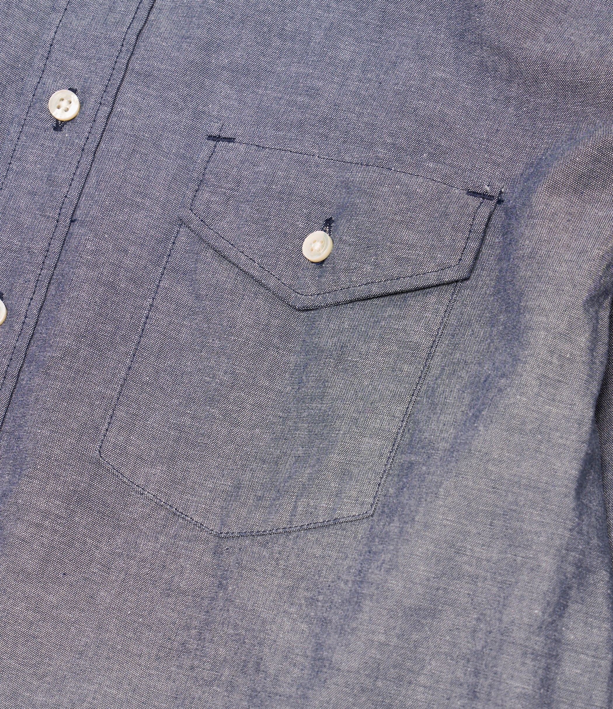 Nepenthes Special - Ivy BD Shirt - Indigo Cotton Chambray - Image 4