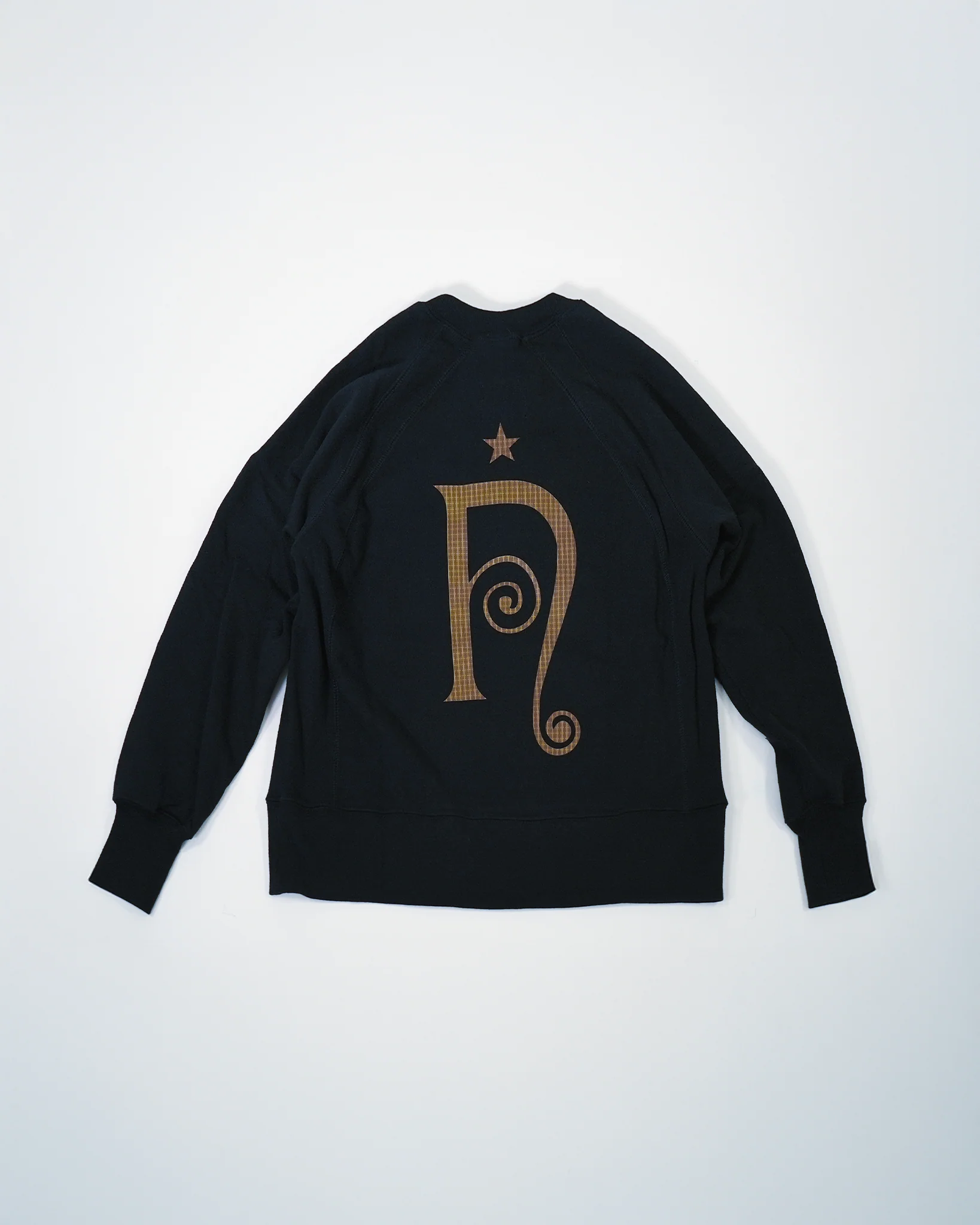 Nepenthes Los Angeles x Art Community - Raglan Crew - Black - Image 2