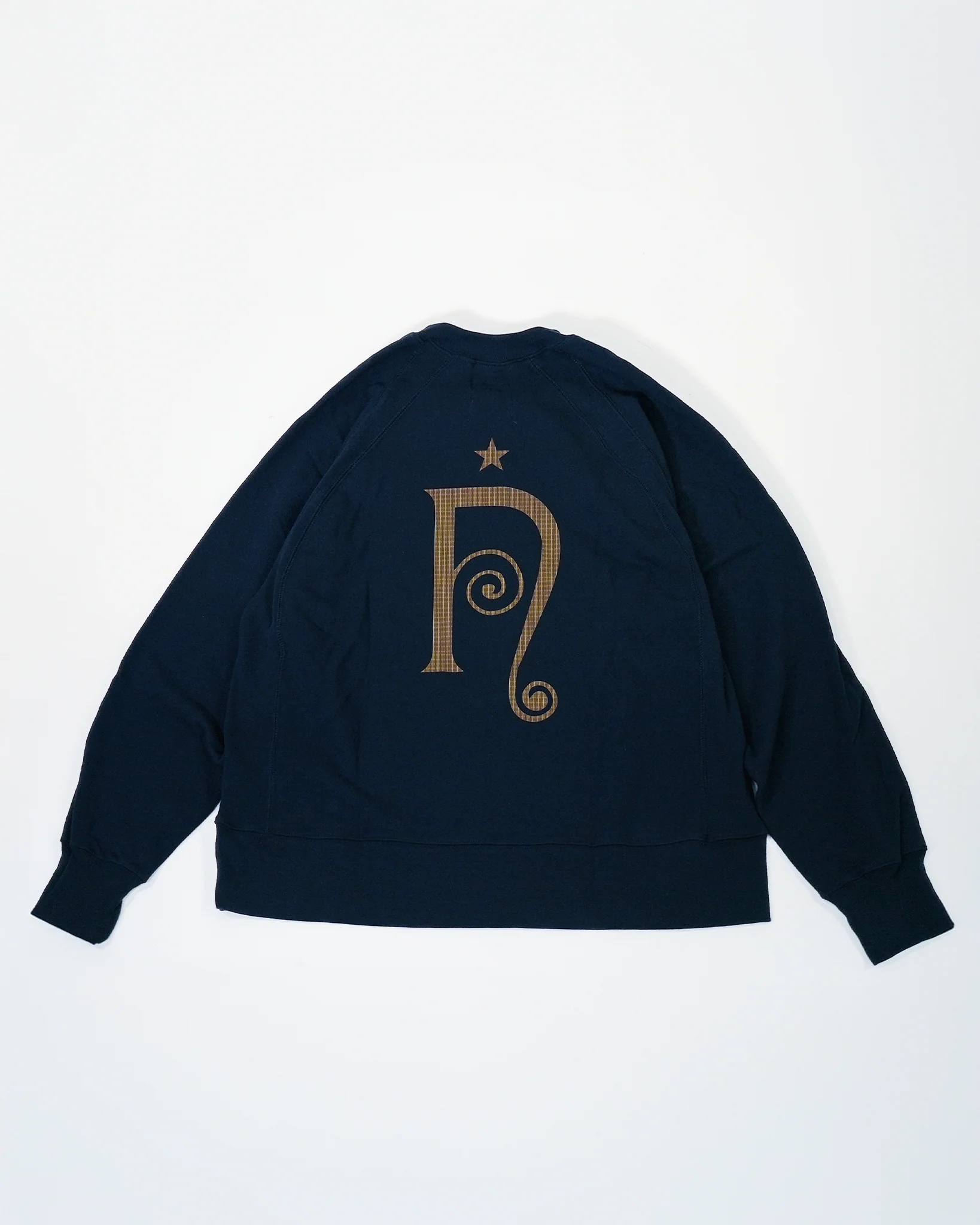 Nepenthes Los Angeles x Art Community - Raglan Crew - Navy - Image 2