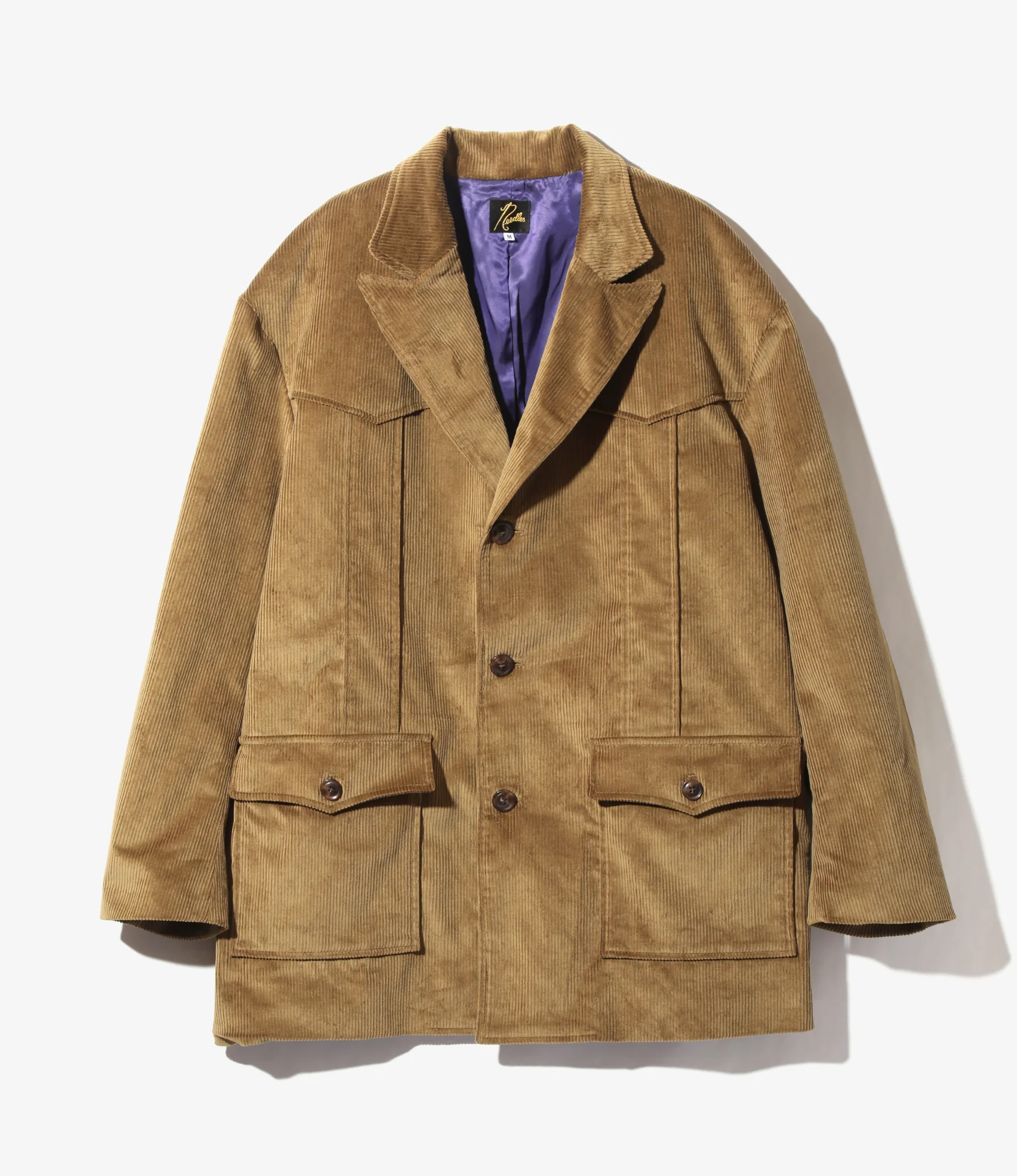 Norfolk Jacket - Brown - 8W Corduroy