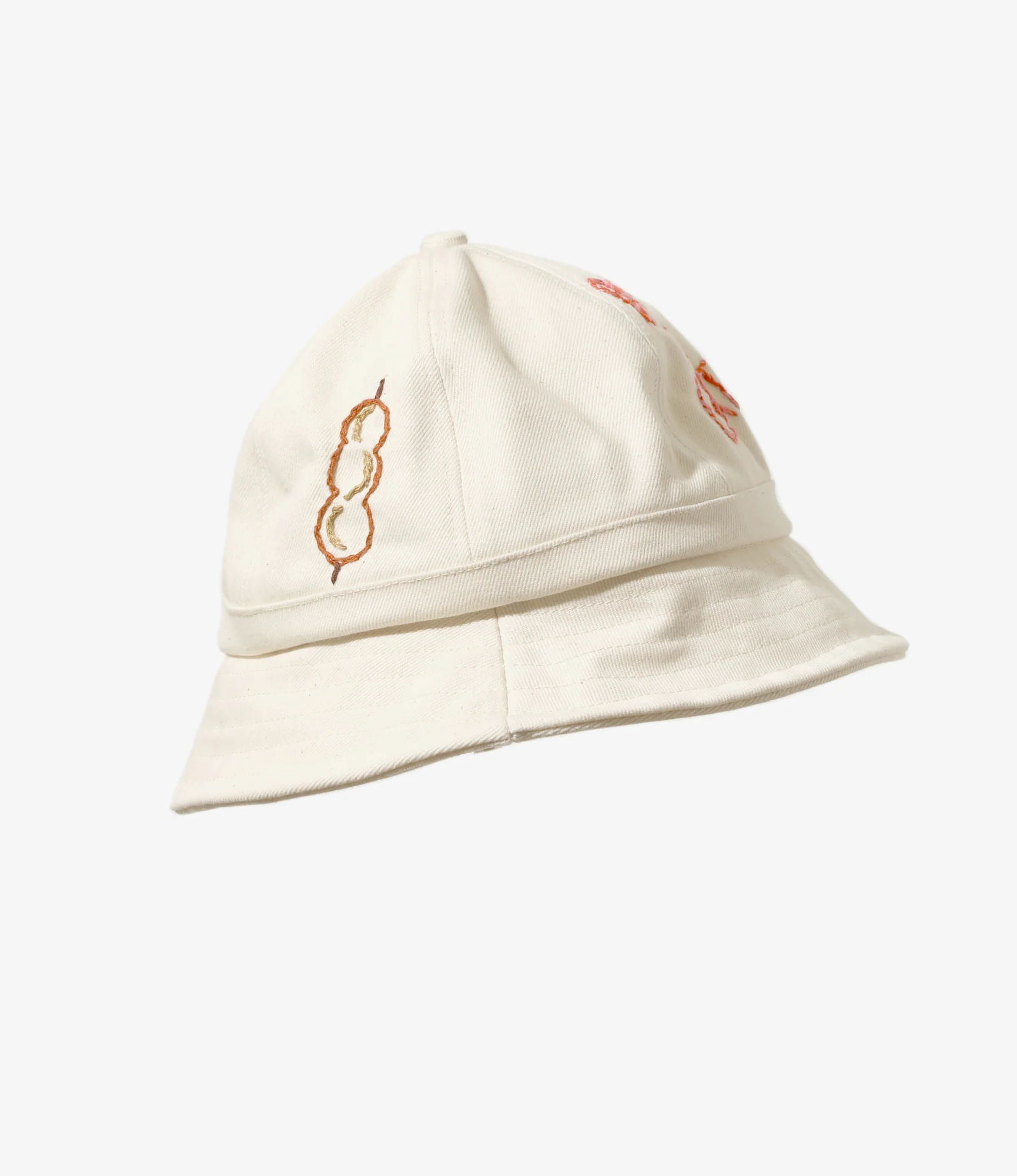 Embroidered Hat - Natural - Born to Eat - Image 4