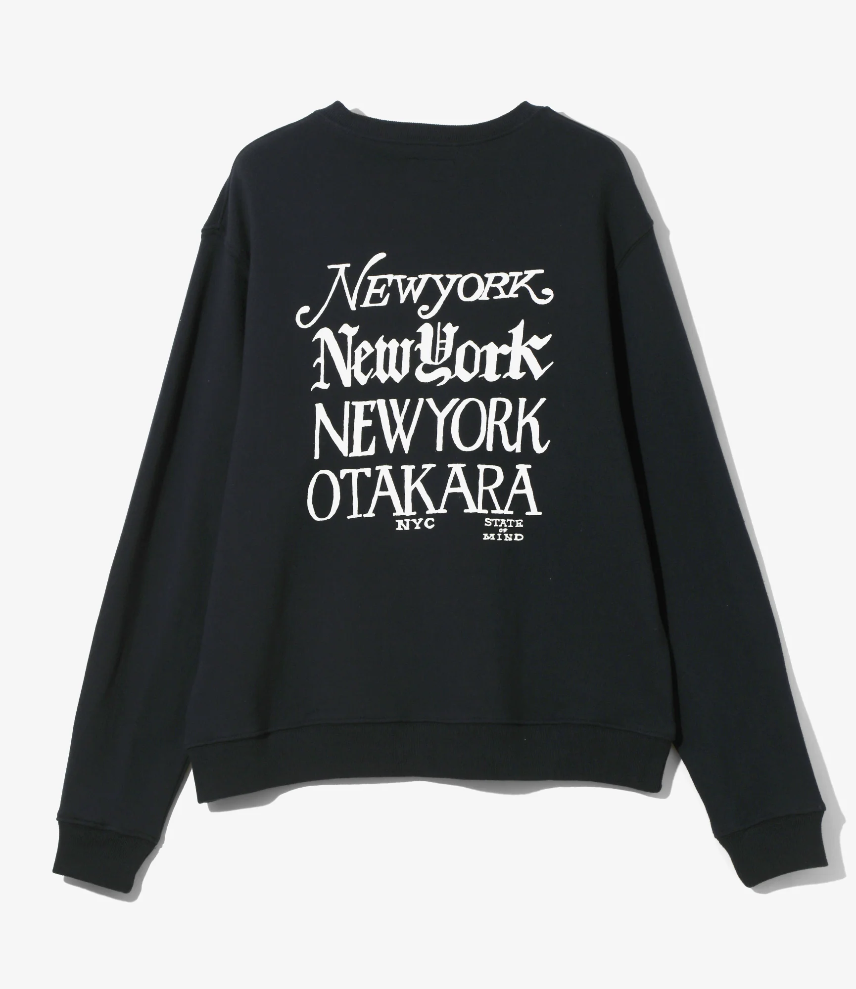 Printed Sweat Shirt - Navy - NYC - Image 3