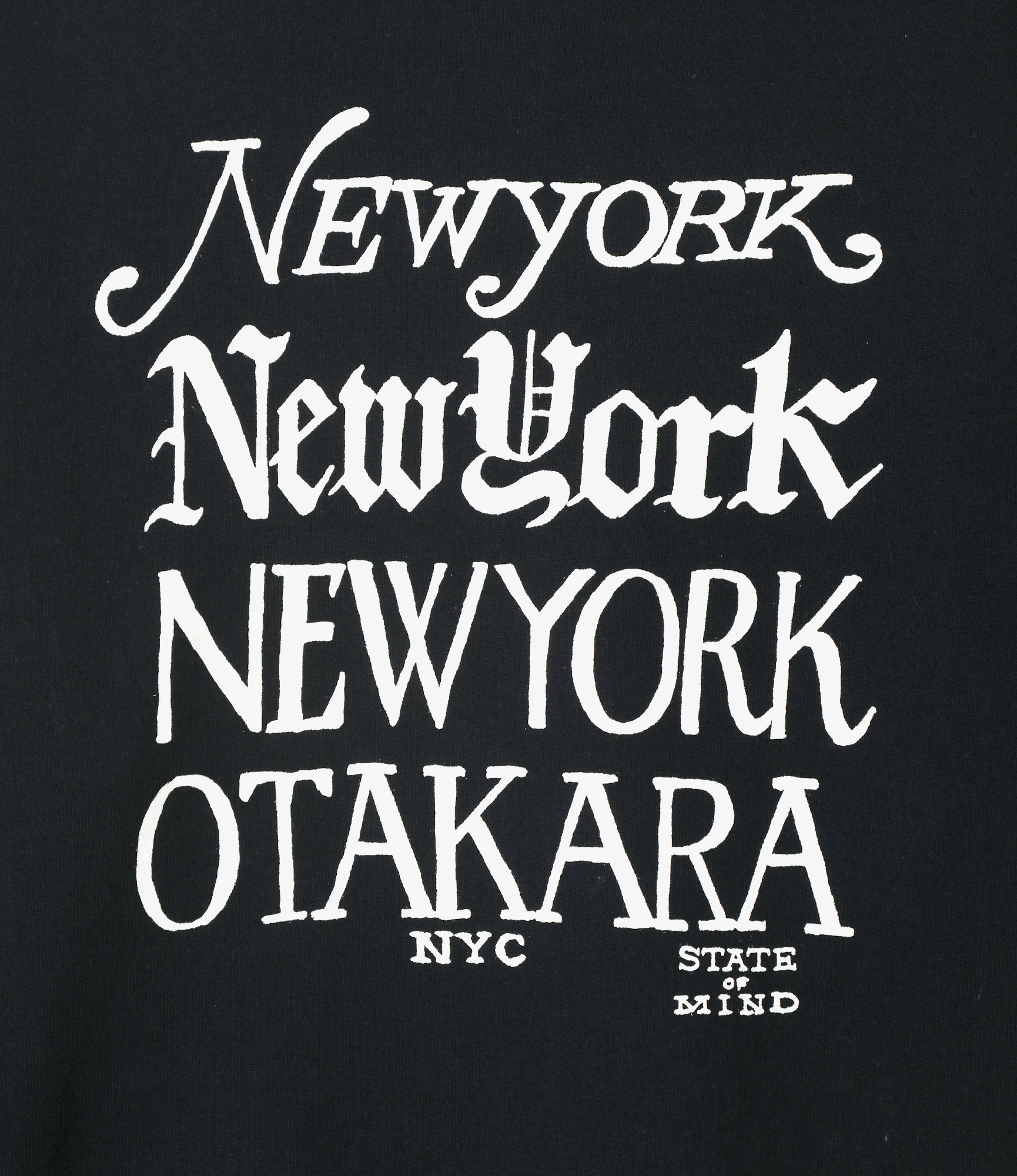 Printed Sweat Shirt - Navy - NYC - Image 4