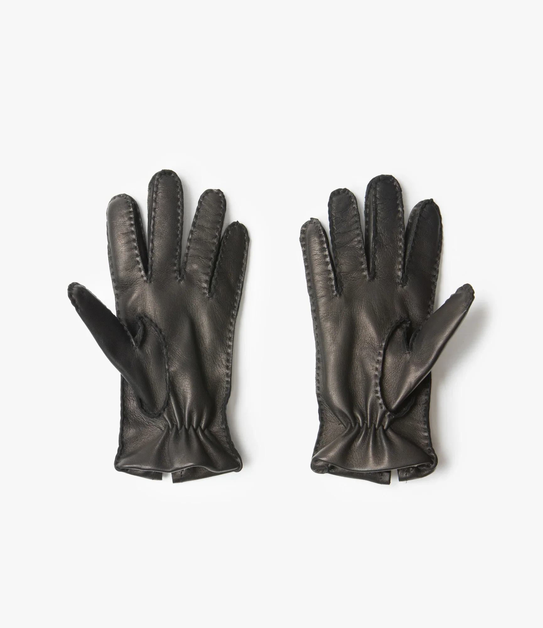 QR Lambskin Glove – Black - Image 2