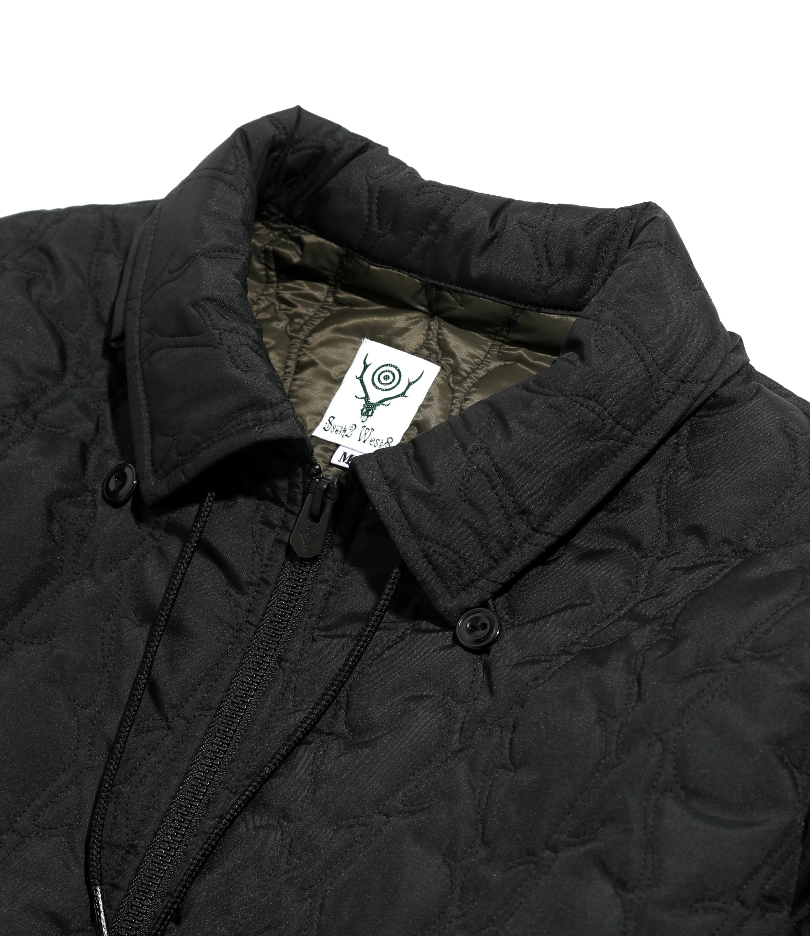 Quilted Jacket - Black - Deer Horn Qt. - Image 2