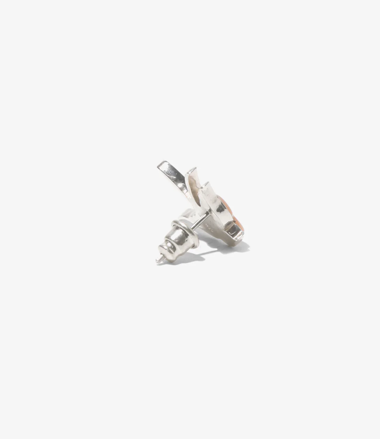 Swallow Motif One Ear Earring - Pink - Image 3