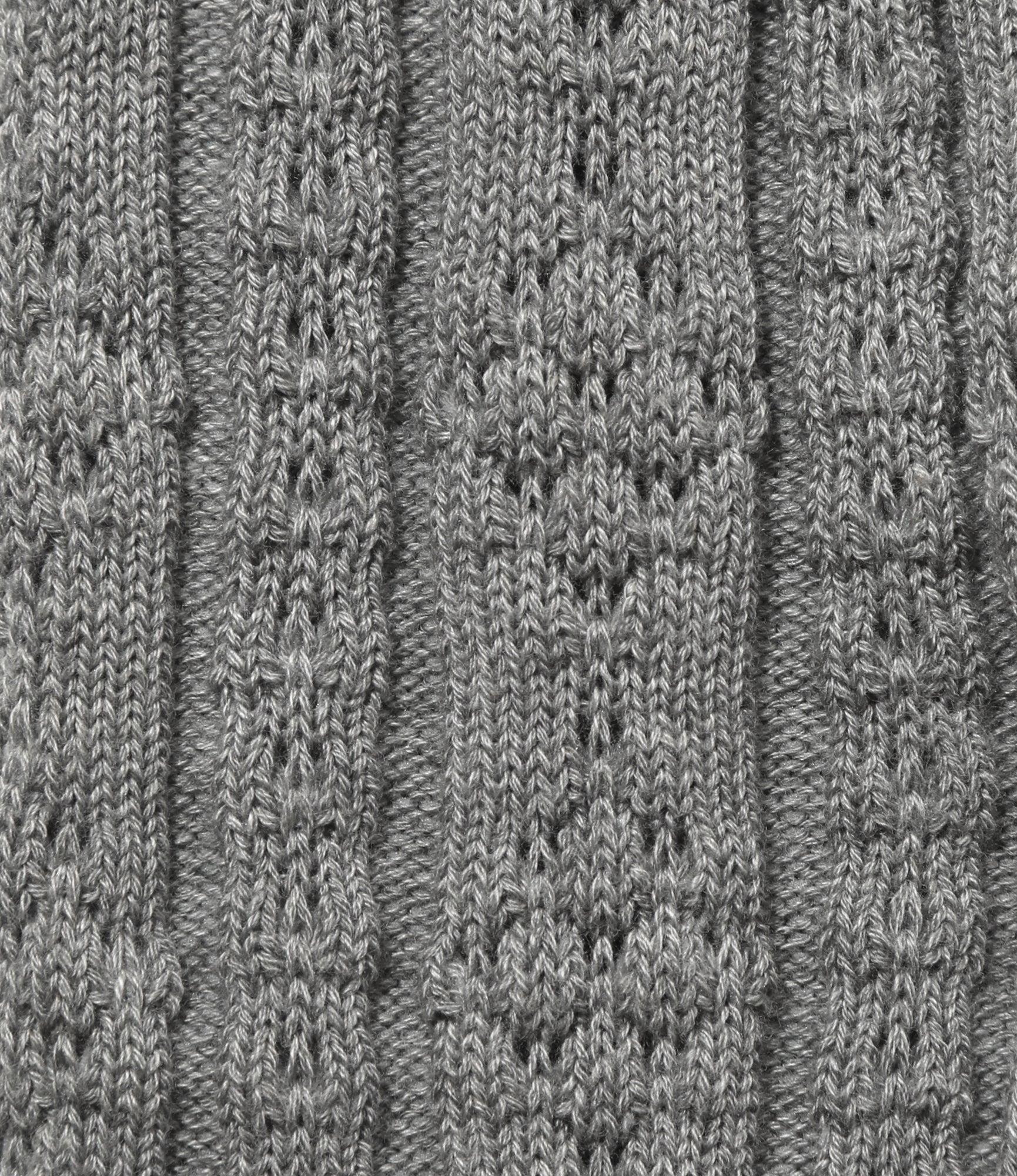 Tights - H. Grey - Eyelet Pattern - Image 2