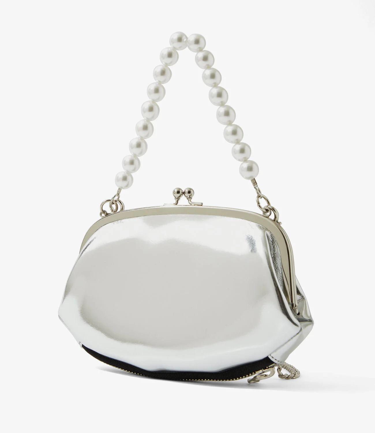 Two-way GAMAGUCHI Bag - Silver