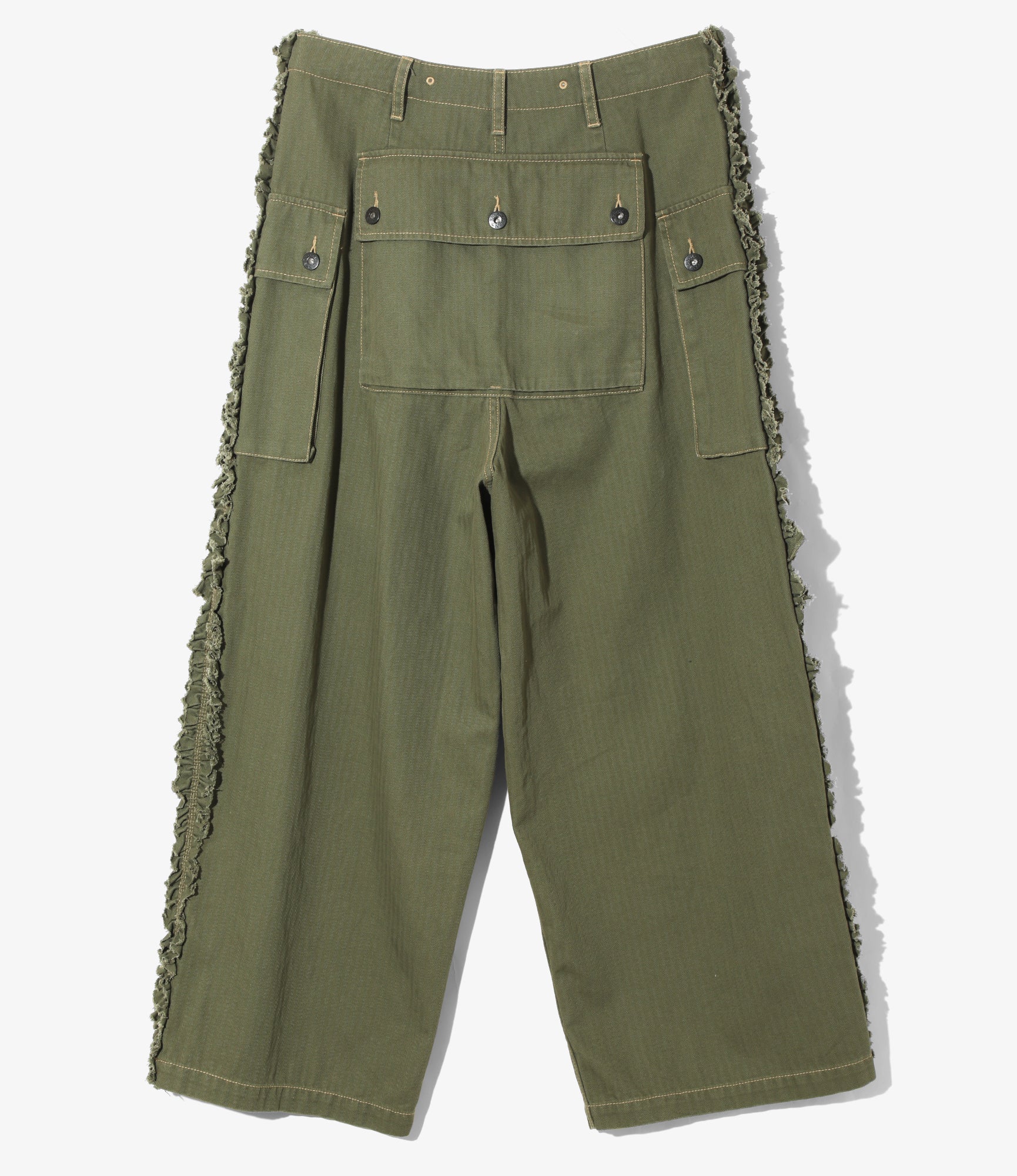 Utility Pants - Olive - Herringbone - Image 6