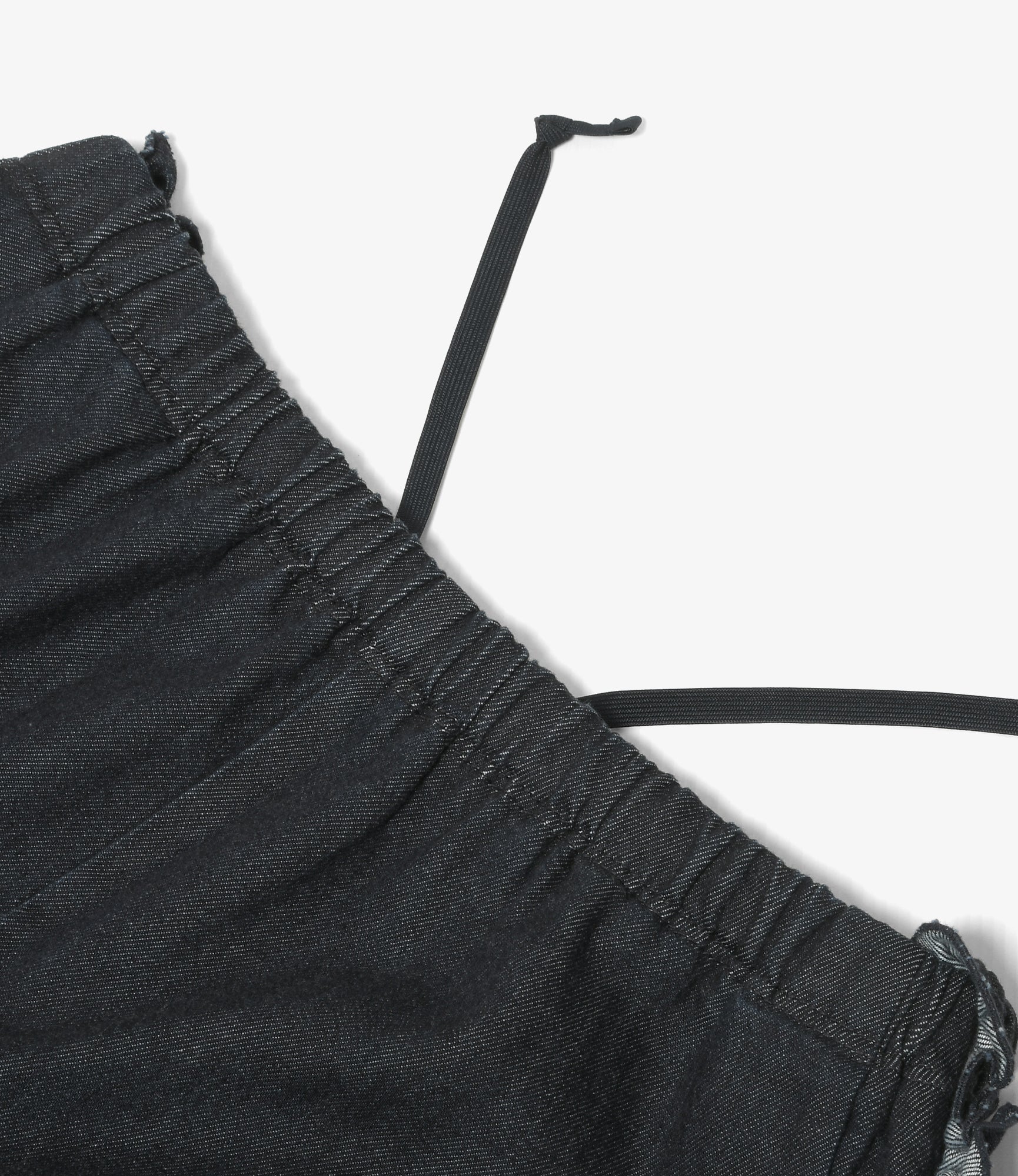 Women's Frill Side Flare Pant - Indigo - Denim - Image 2