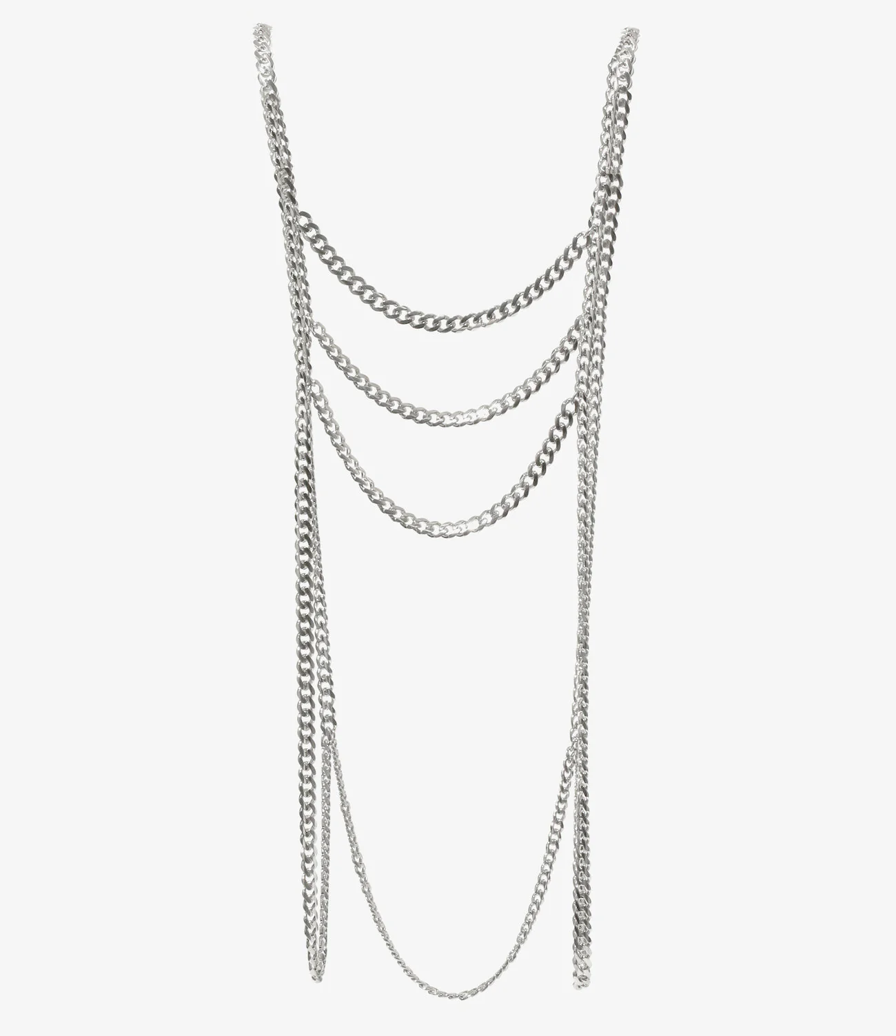 Women's Harness - Silver - Chain