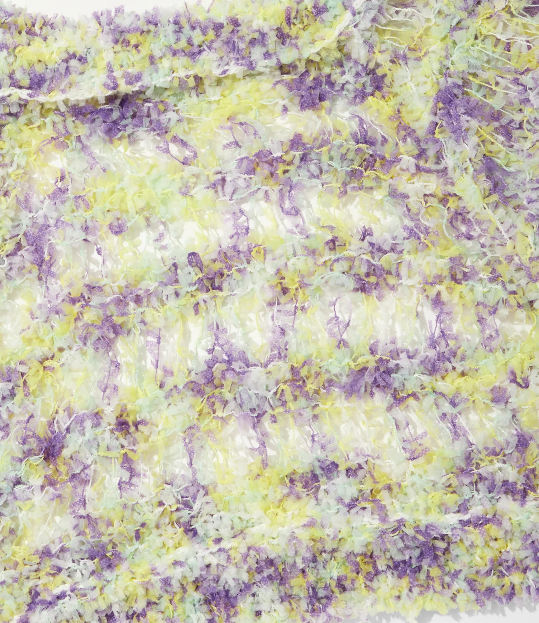 Women's Knit Bolero - Purple - Fancy Yarn - Image 3
