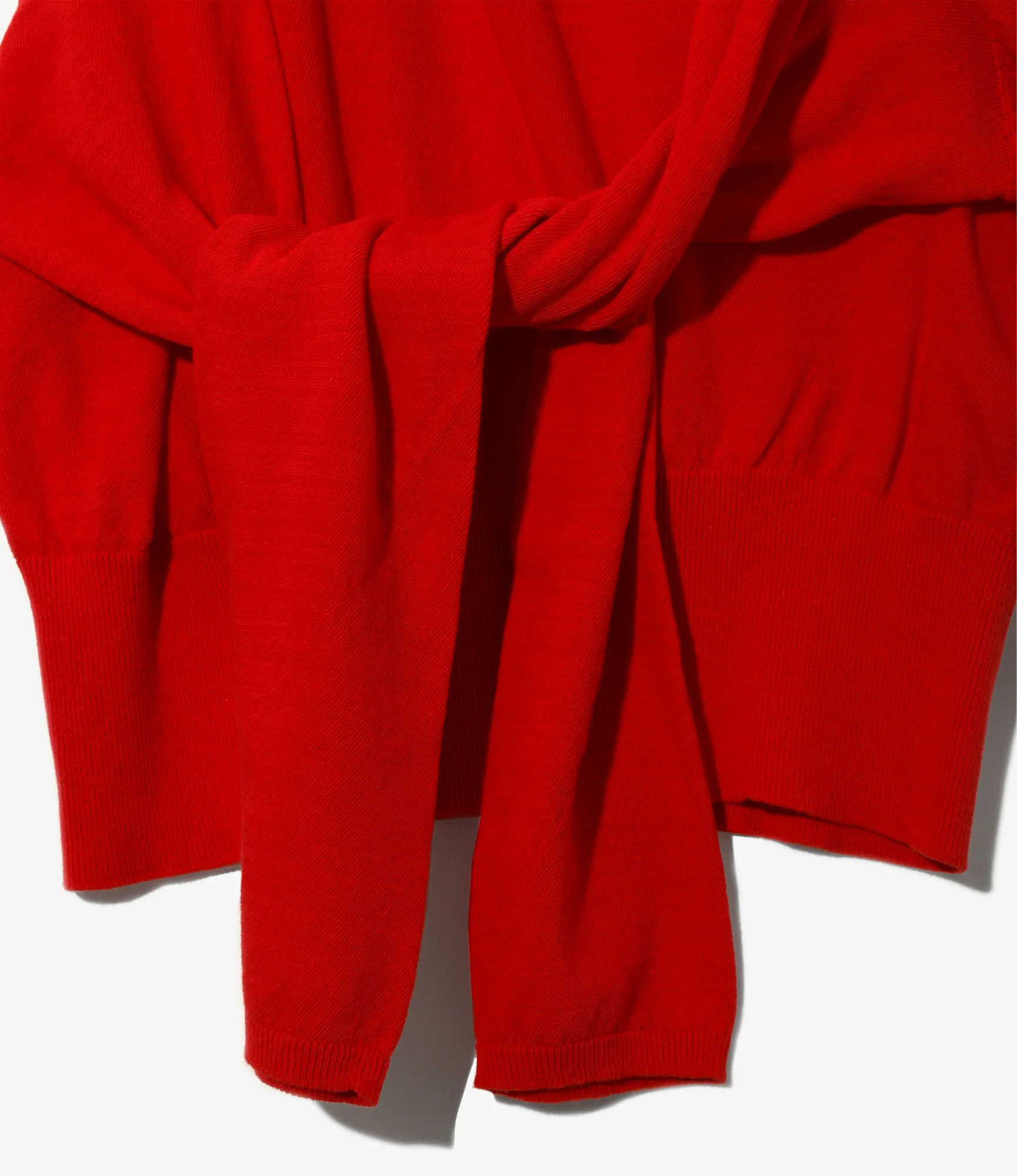 Women's Knot Tank Top - Red - Sheer - Image 2