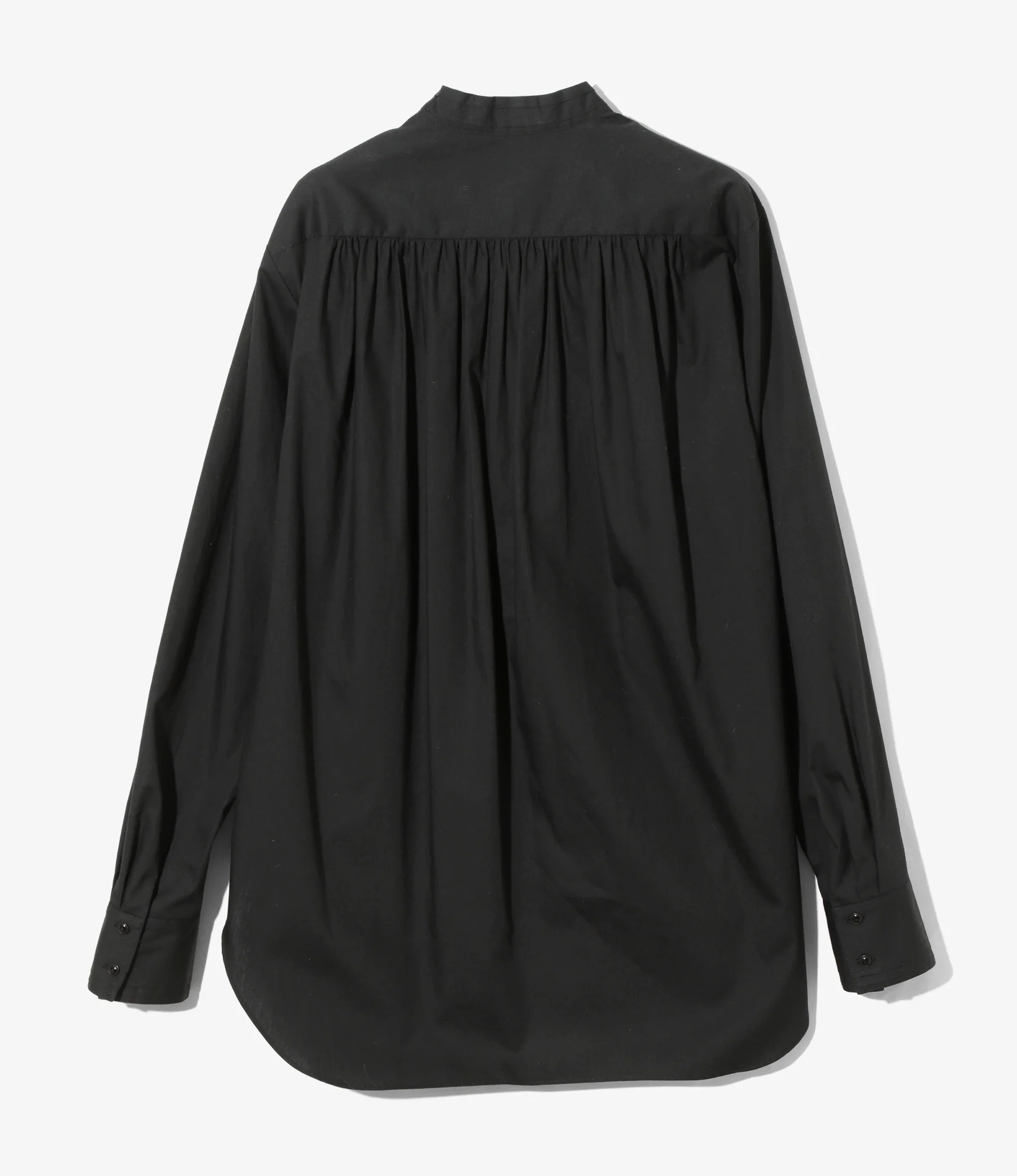Women's Ribbon Tie Blouse - Black - Solid & Leopard - Image 4