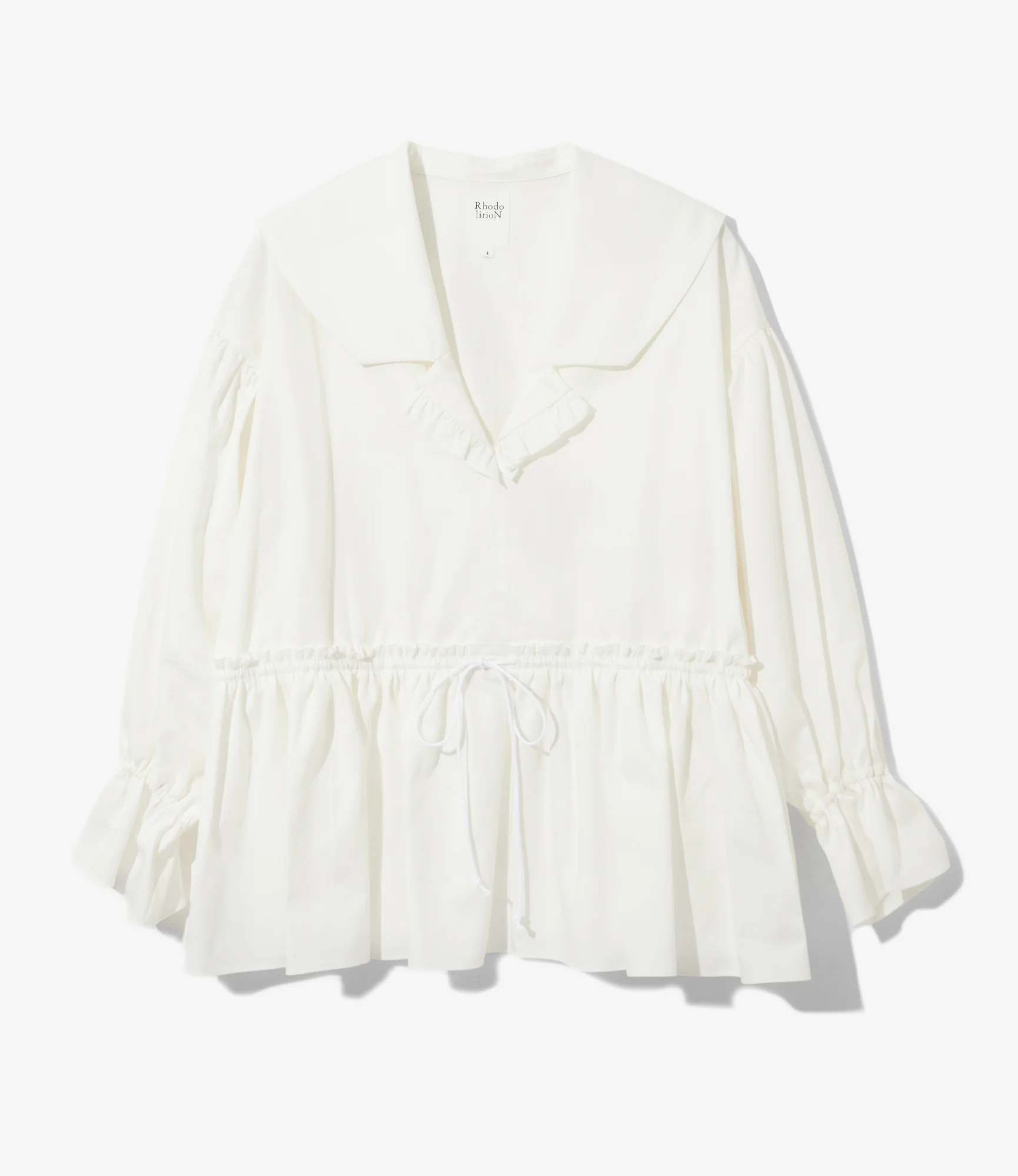 Women's Single Tiered Smock - White - Twill