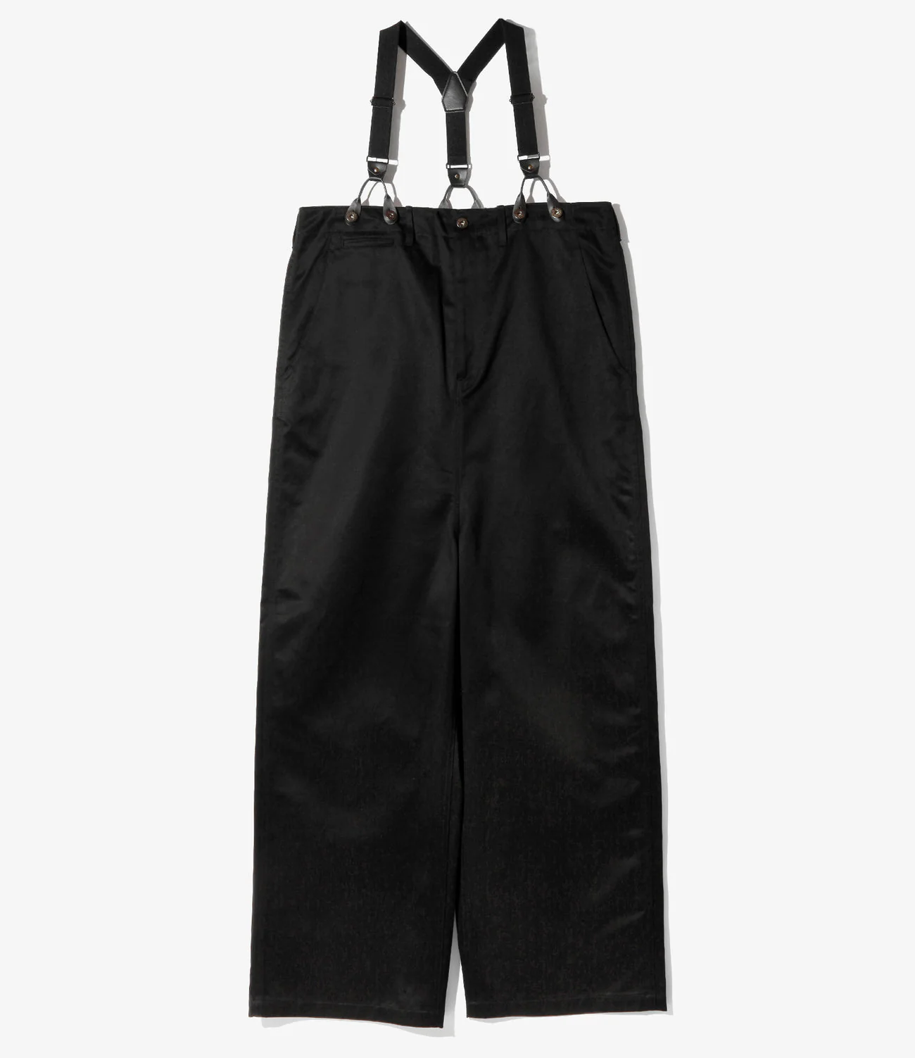 Women's Suspender Pant - Black - Chino Cloth
