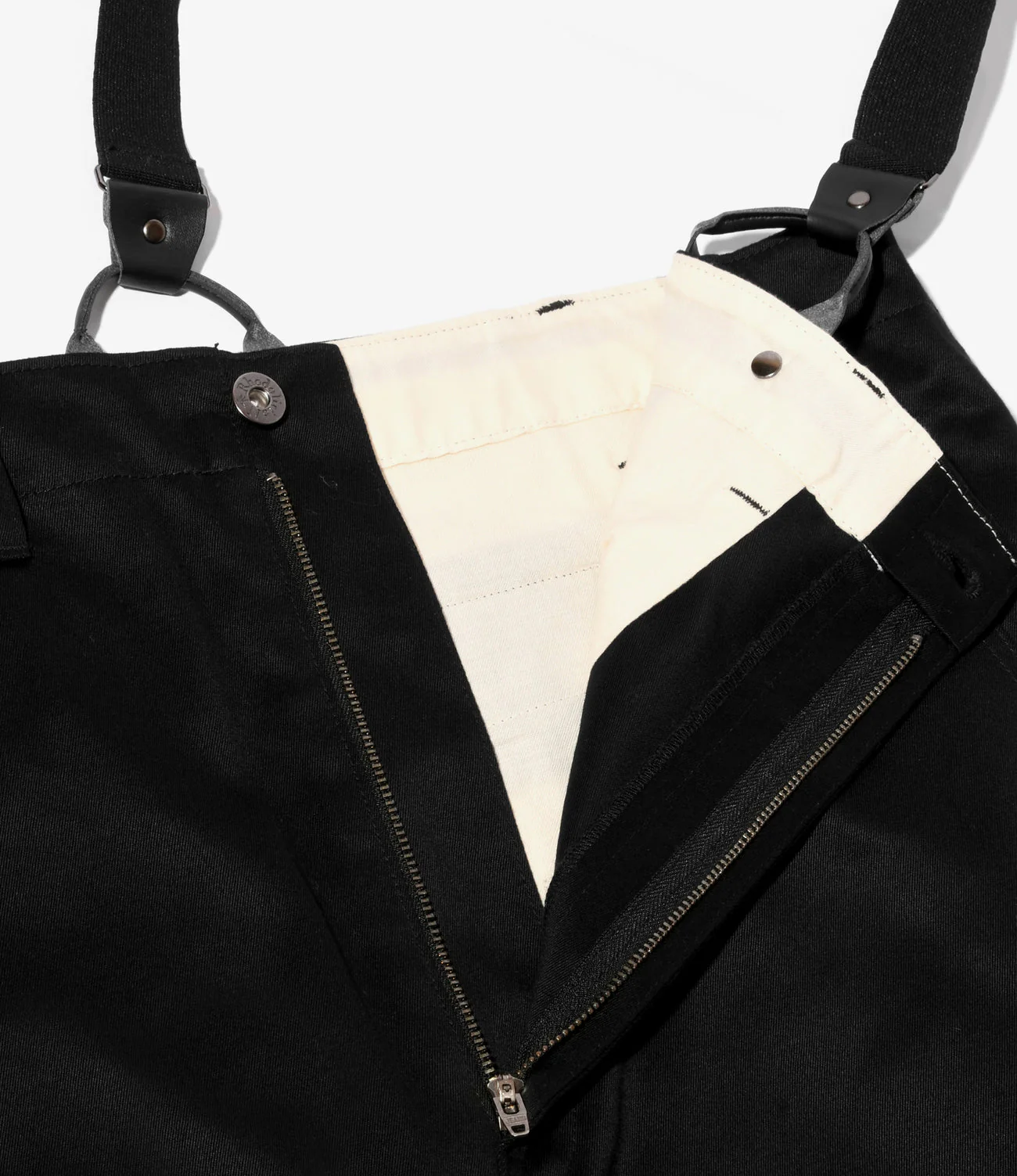 Women's Suspender Pant - Black - Chino Cloth - Image 2