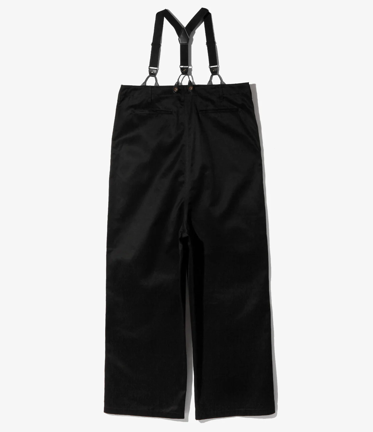 Women's Suspender Pant - Black - Chino Cloth - Image 4