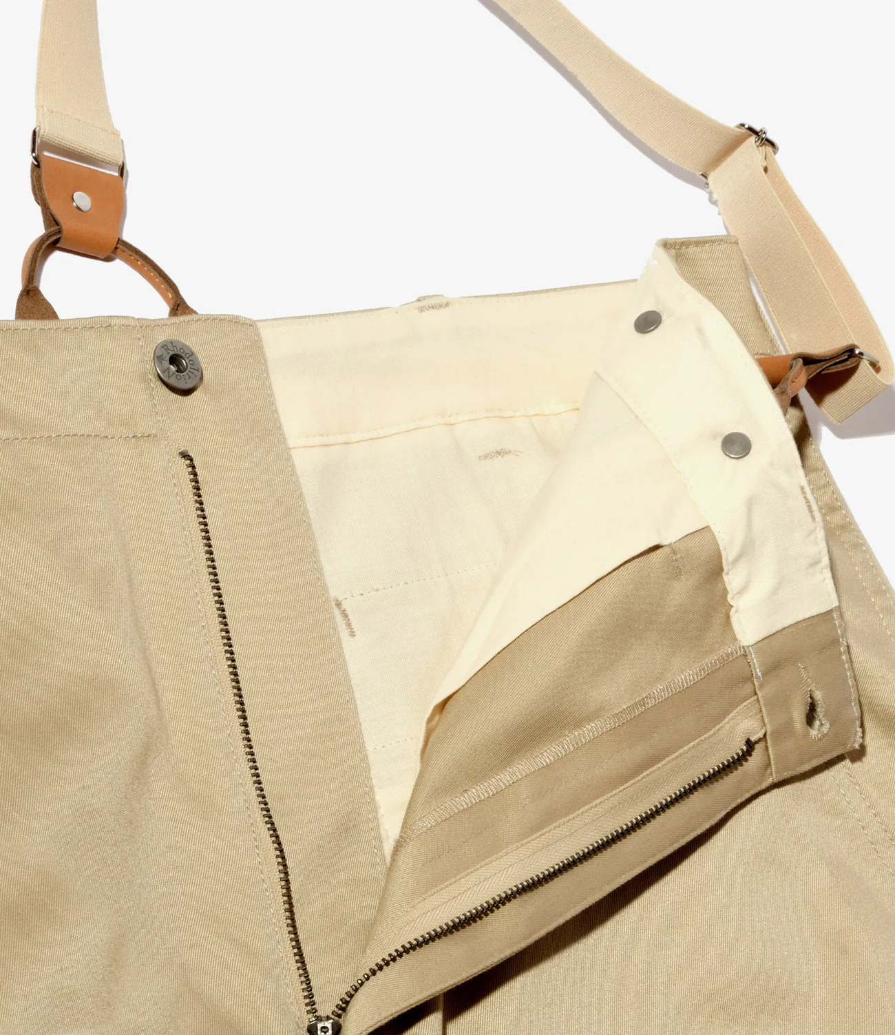 Women's Suspender Pant - Khaki - Chino Cloth - Image 2