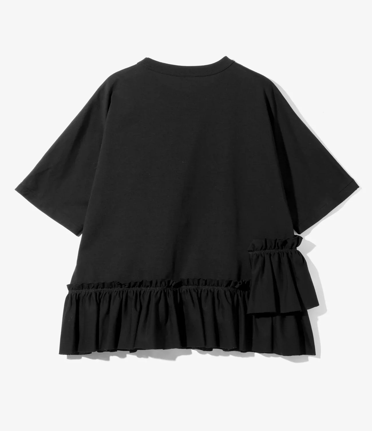 Women's Swallow Frill Tiered Top - Black - Image 4
