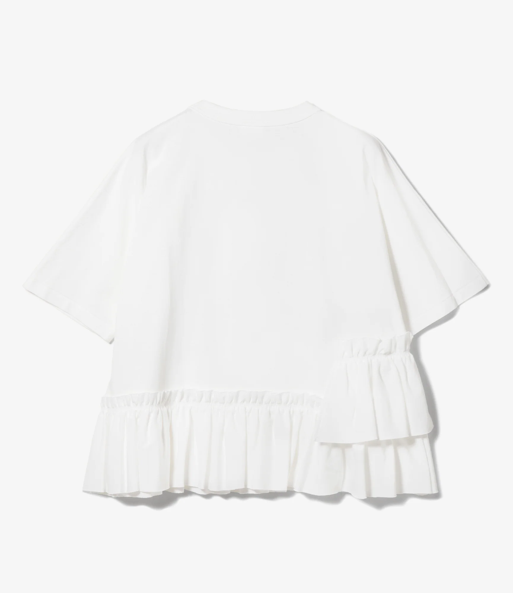 Women's Swallow Frill Tiered Top - White - Image 4