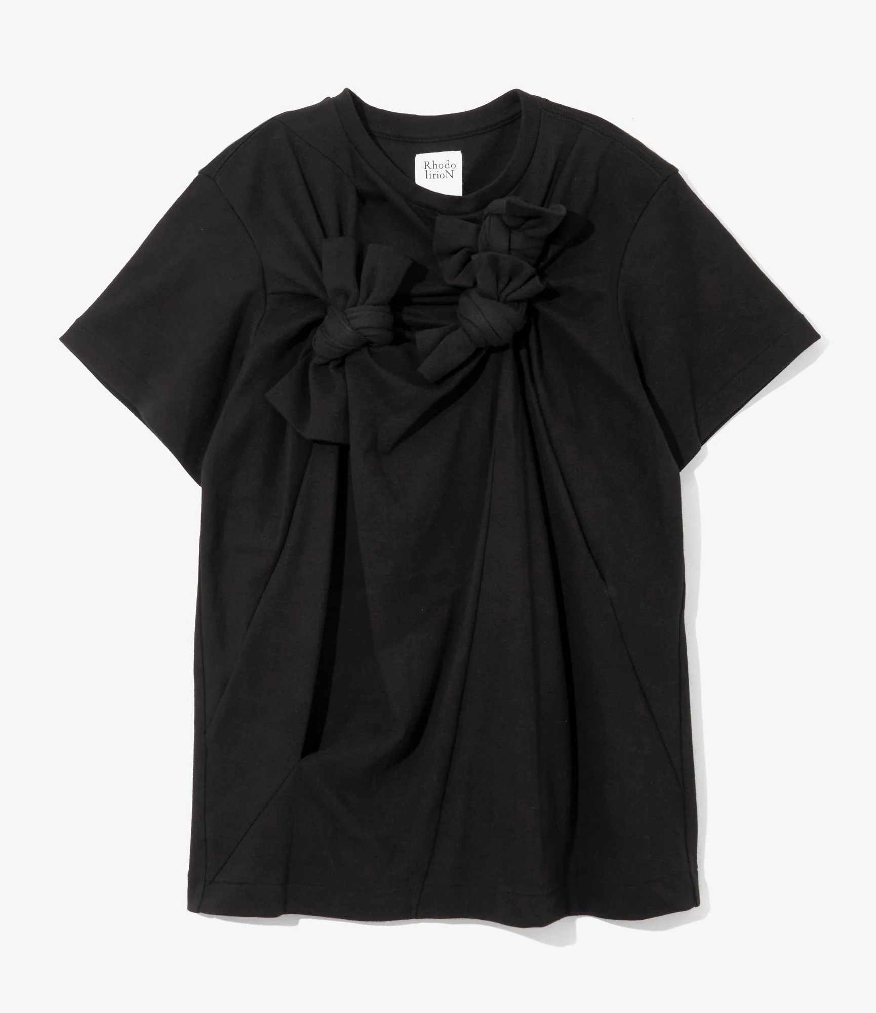Women's Three Knot Short Sleeve Top - Black