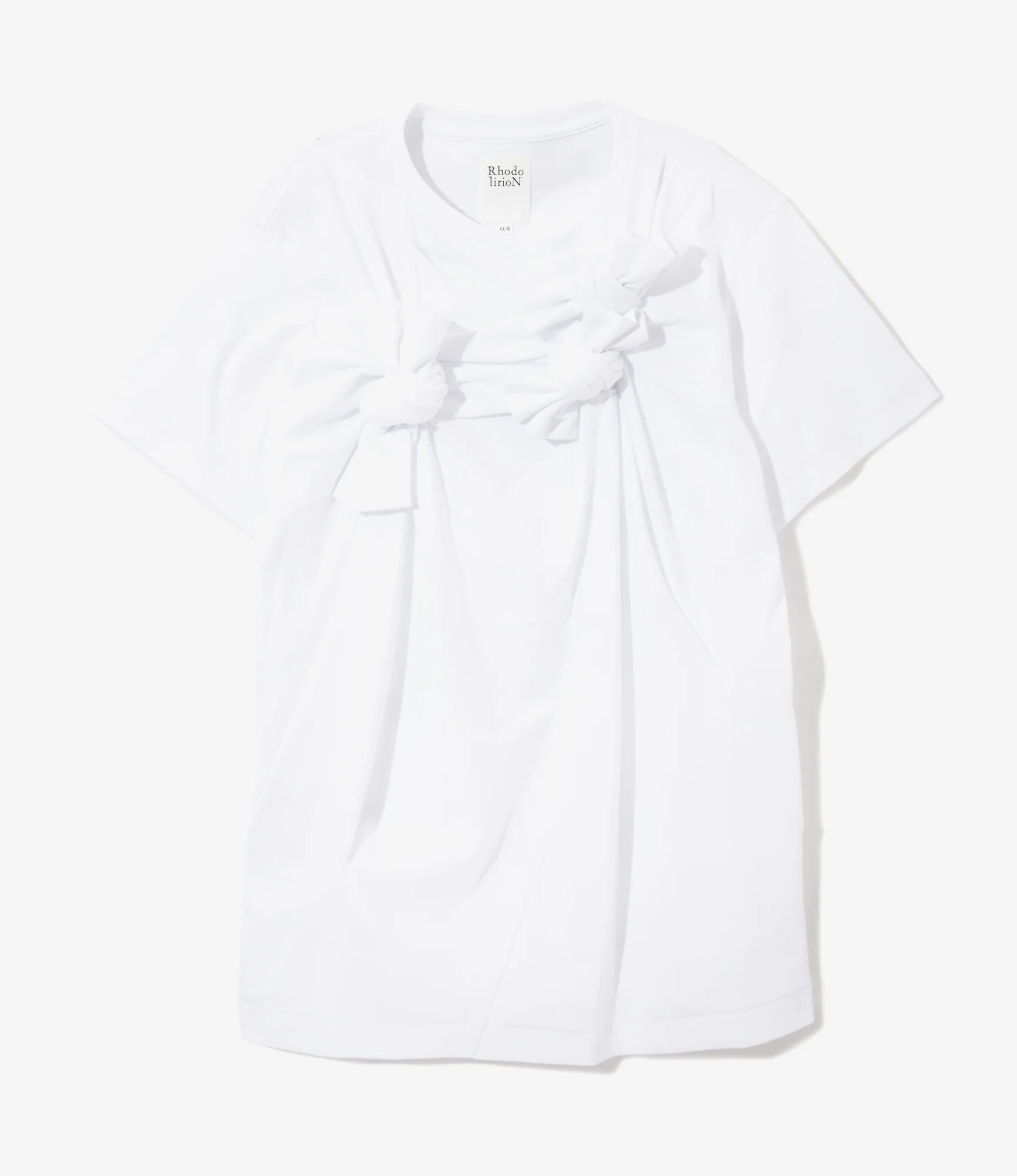 Women's Three Knot Short Sleeve Top - White