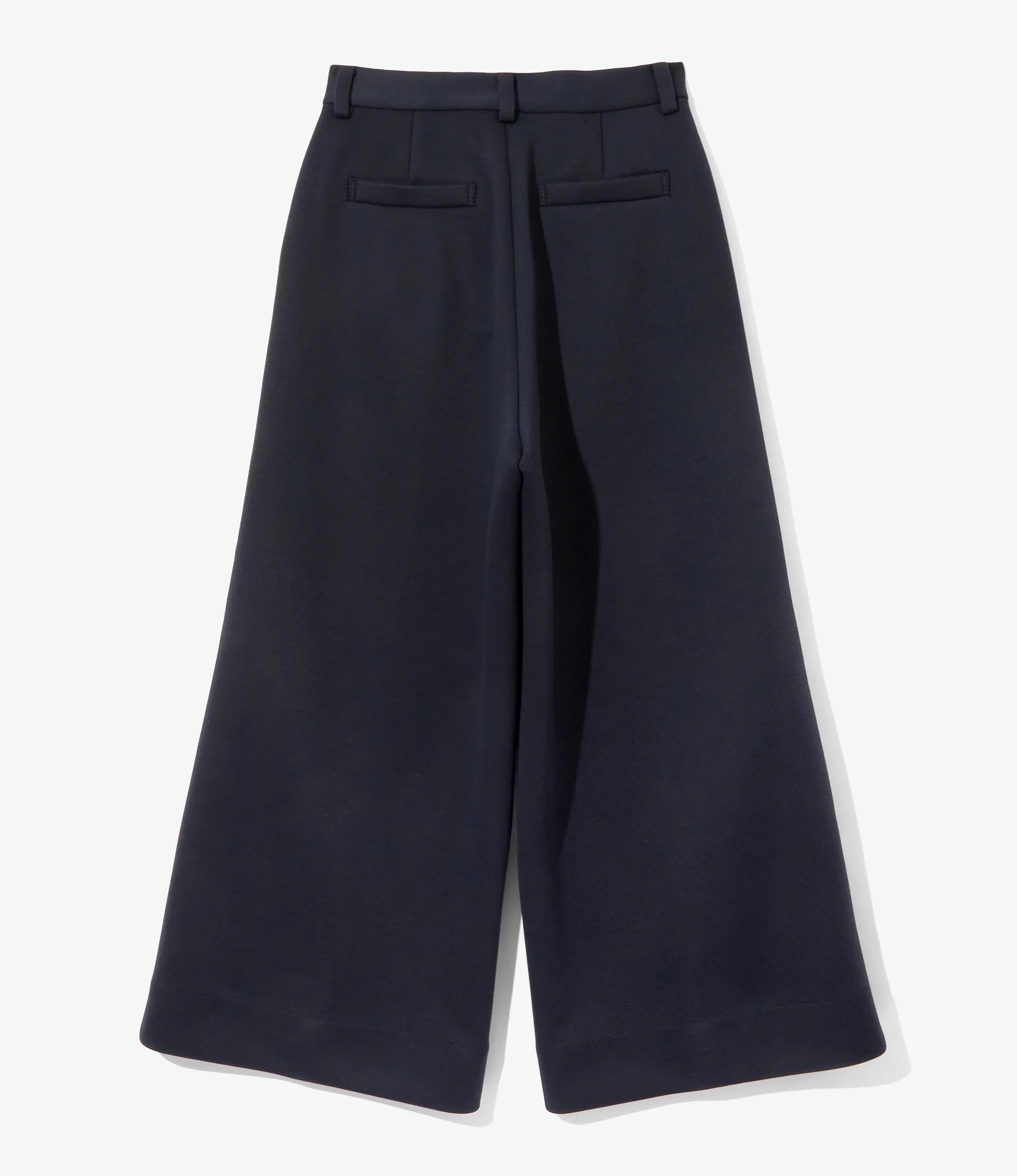 Women's Wide Slacks - Navy - Double Knit - Image 3