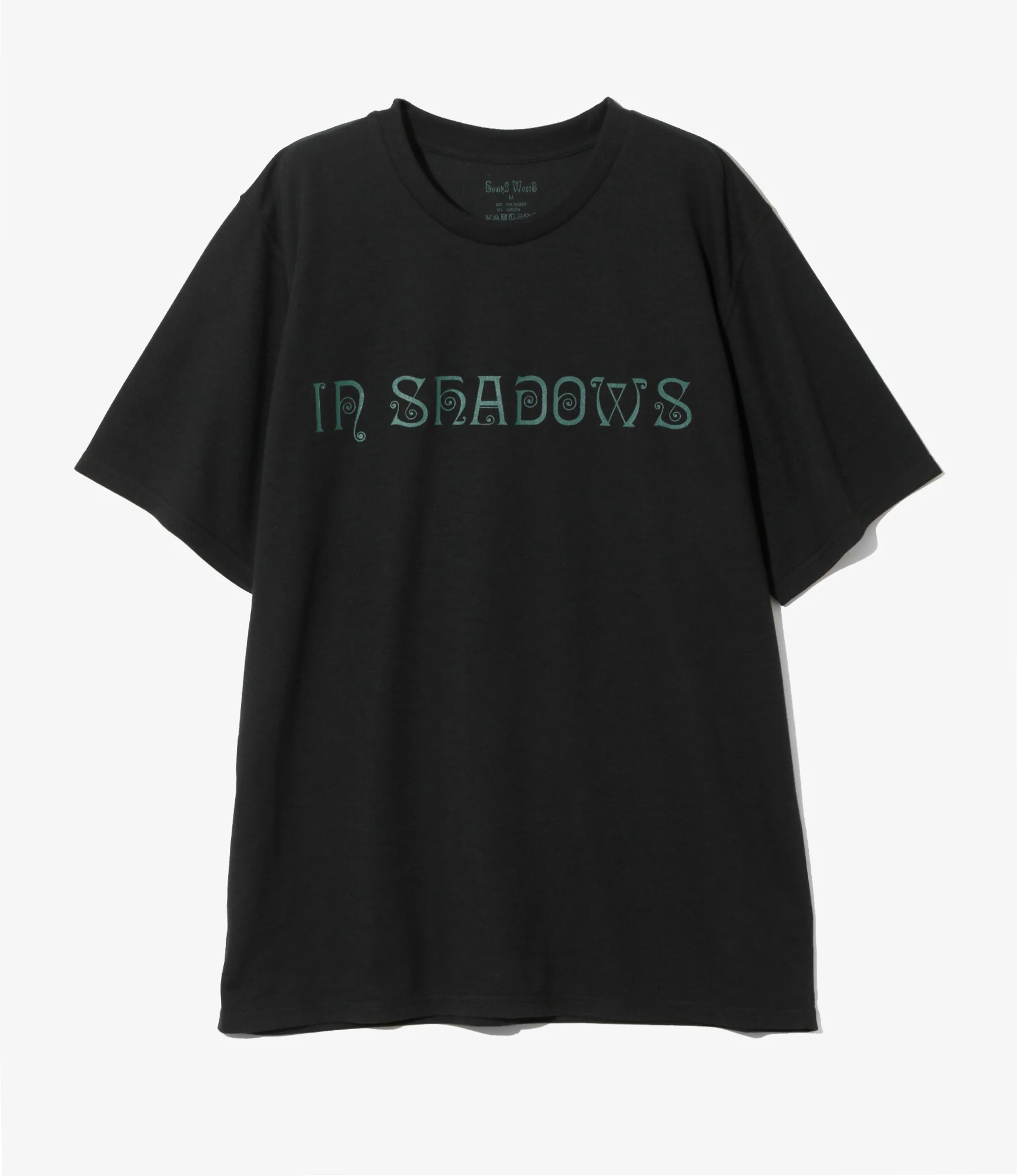S/S Crew Neck Tee - Black - IN SHADOWS
