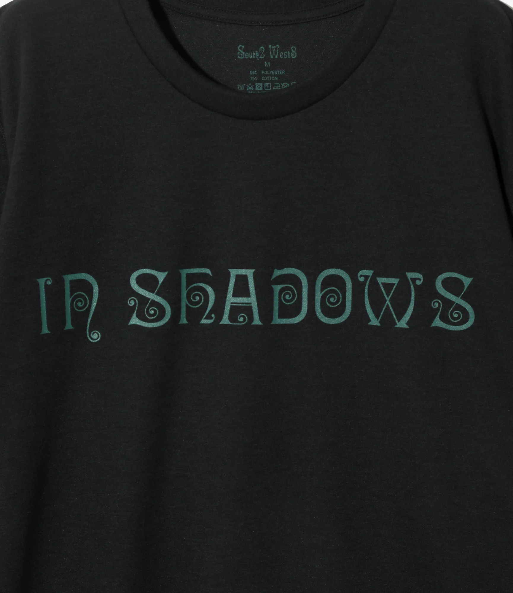 S/S Crew Neck Tee - Black - IN SHADOWS - Image 2