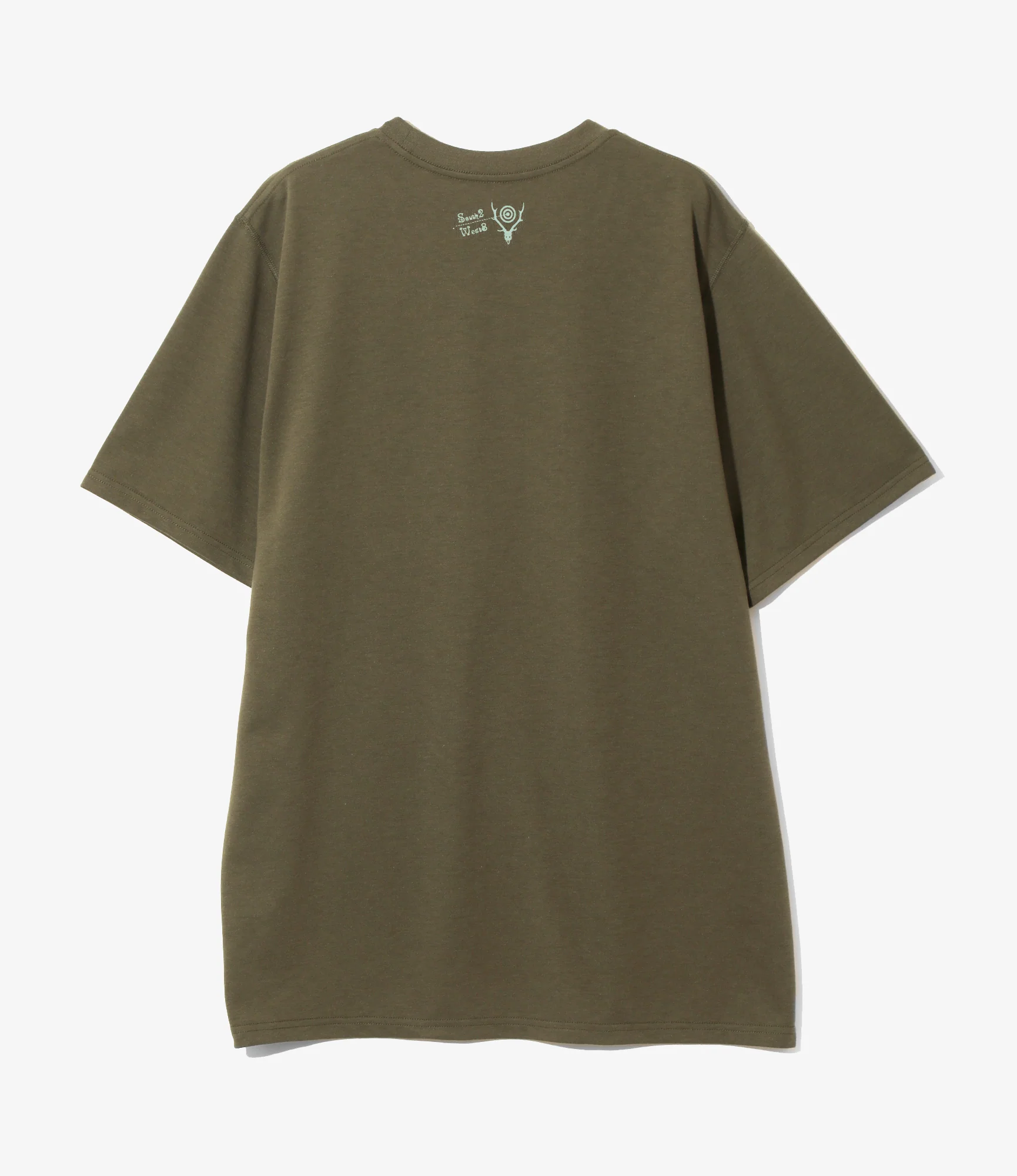 S/S Crew Neck Tee - Olive - Skull&Target - Image 3