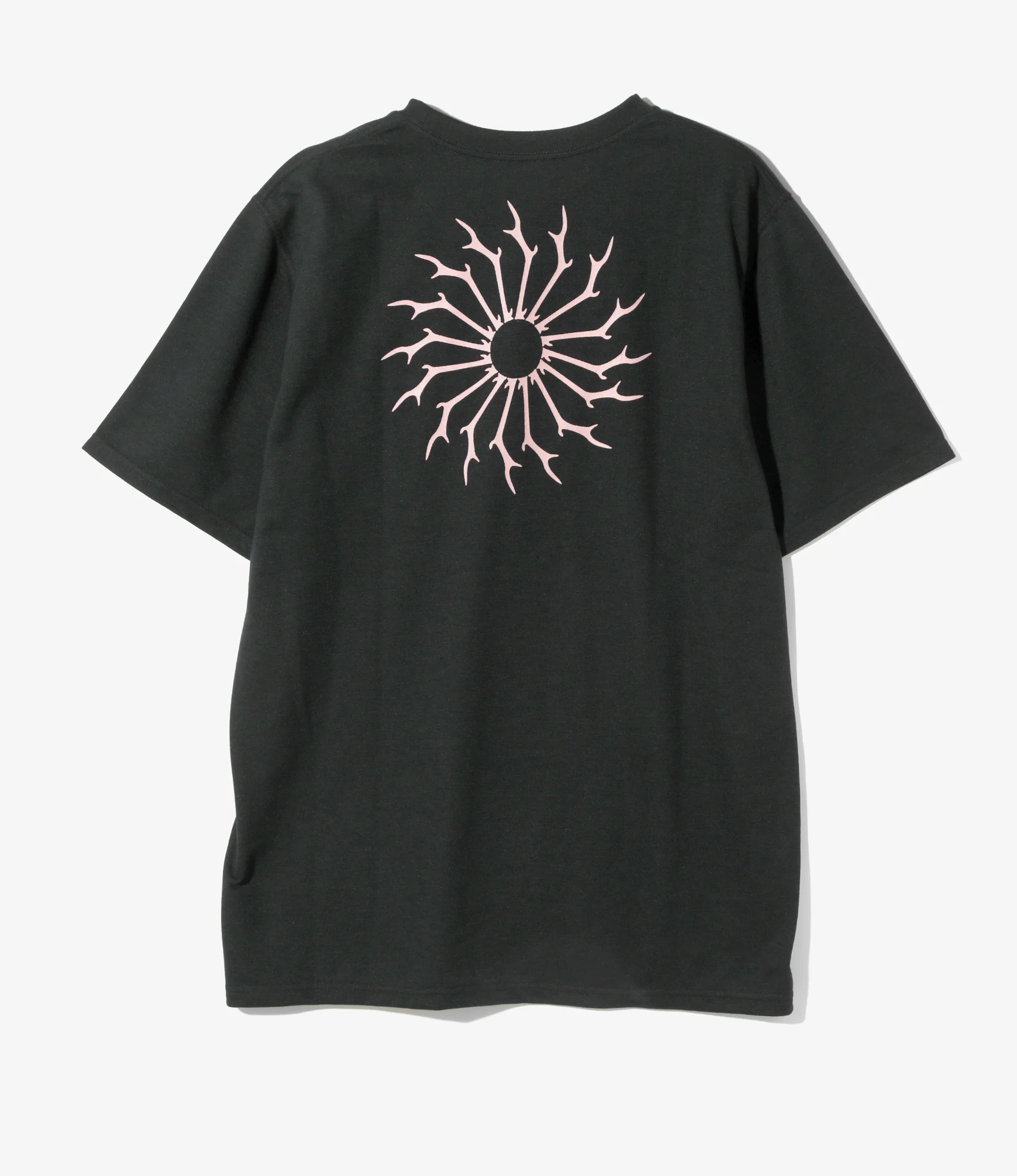 S/S Round Pocket Tee - Black - Circle Horn - Image 3