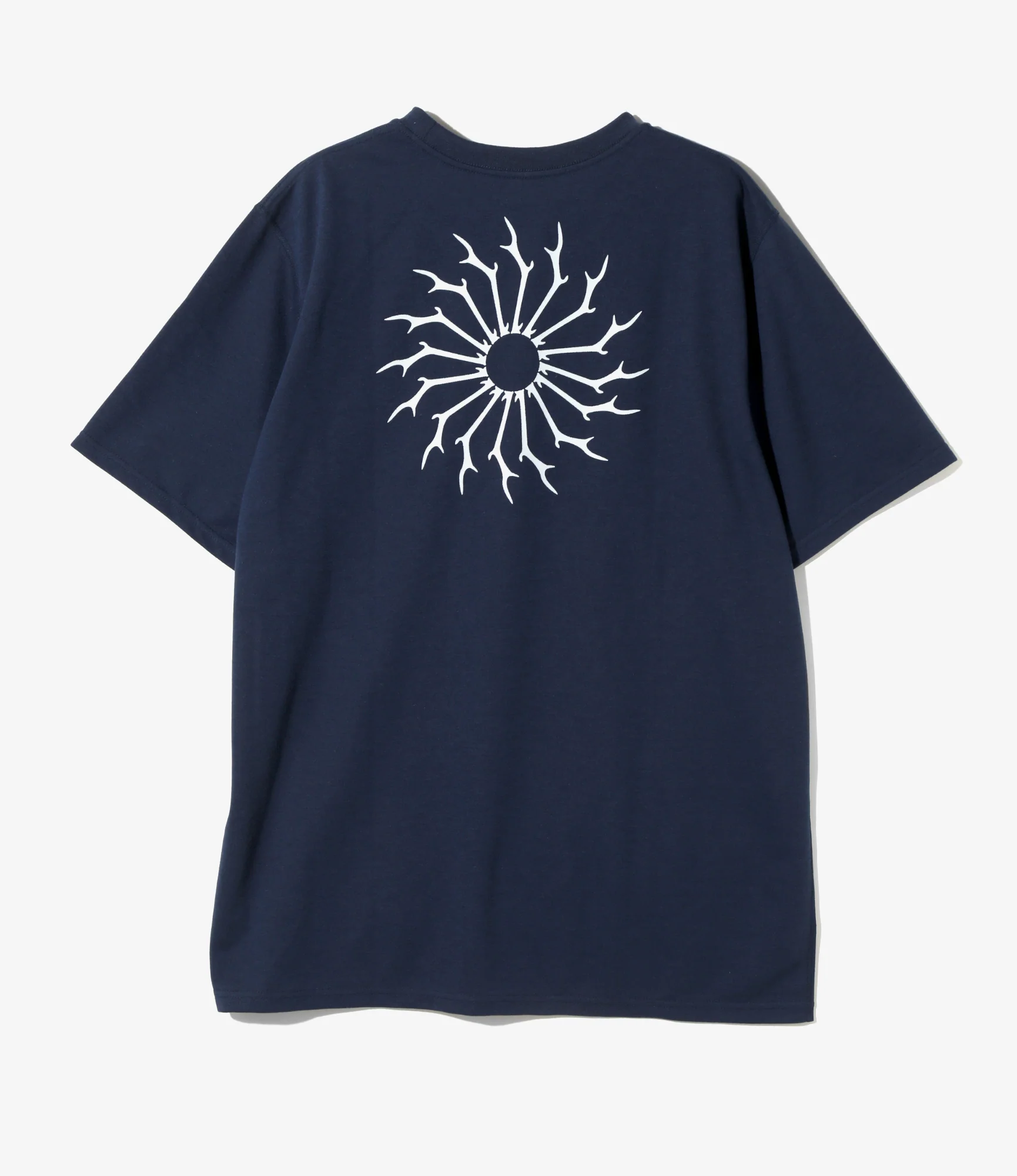 S/S Round Pocket Tee - Navy - Circle Horn - Image 3