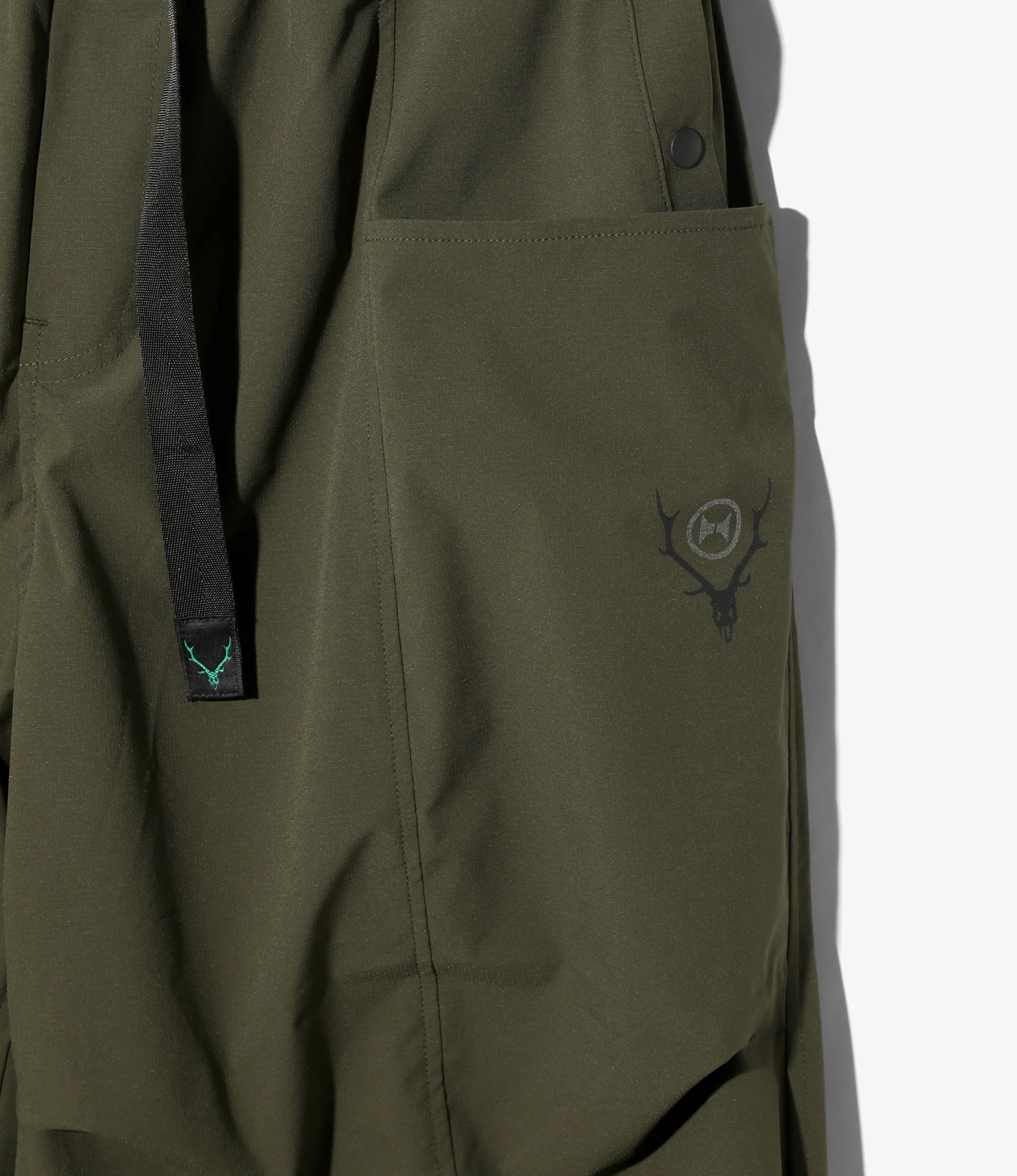 S2W8 x AFFXWRKS - Belted C.S. Pant - Olive - Poly Ripstop - Image 3
