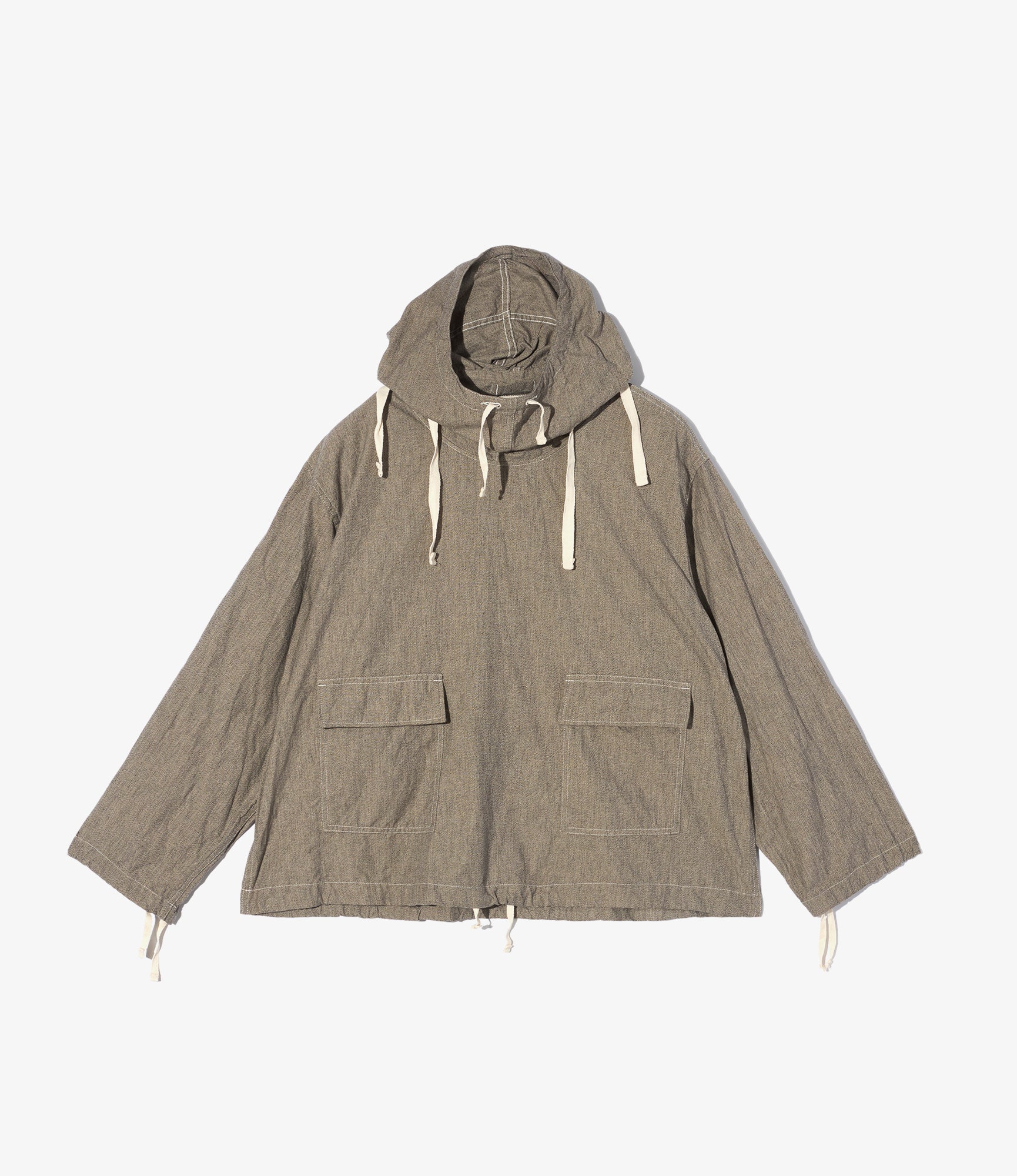 Salvage Smock - H. Grey Cotton Chambray