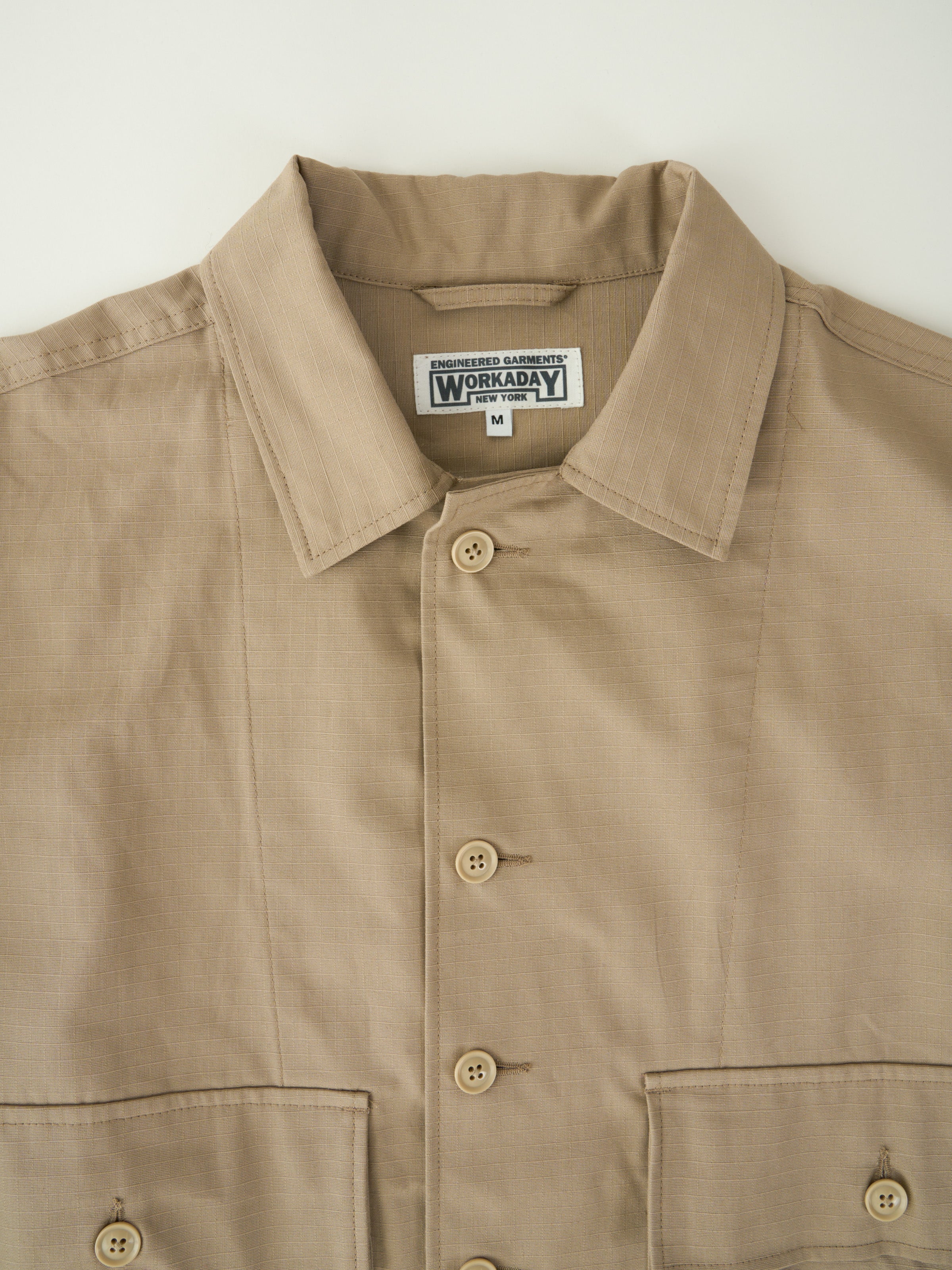 Sea Bees Jacket - Khaki Cotton Ripstop - Image 3