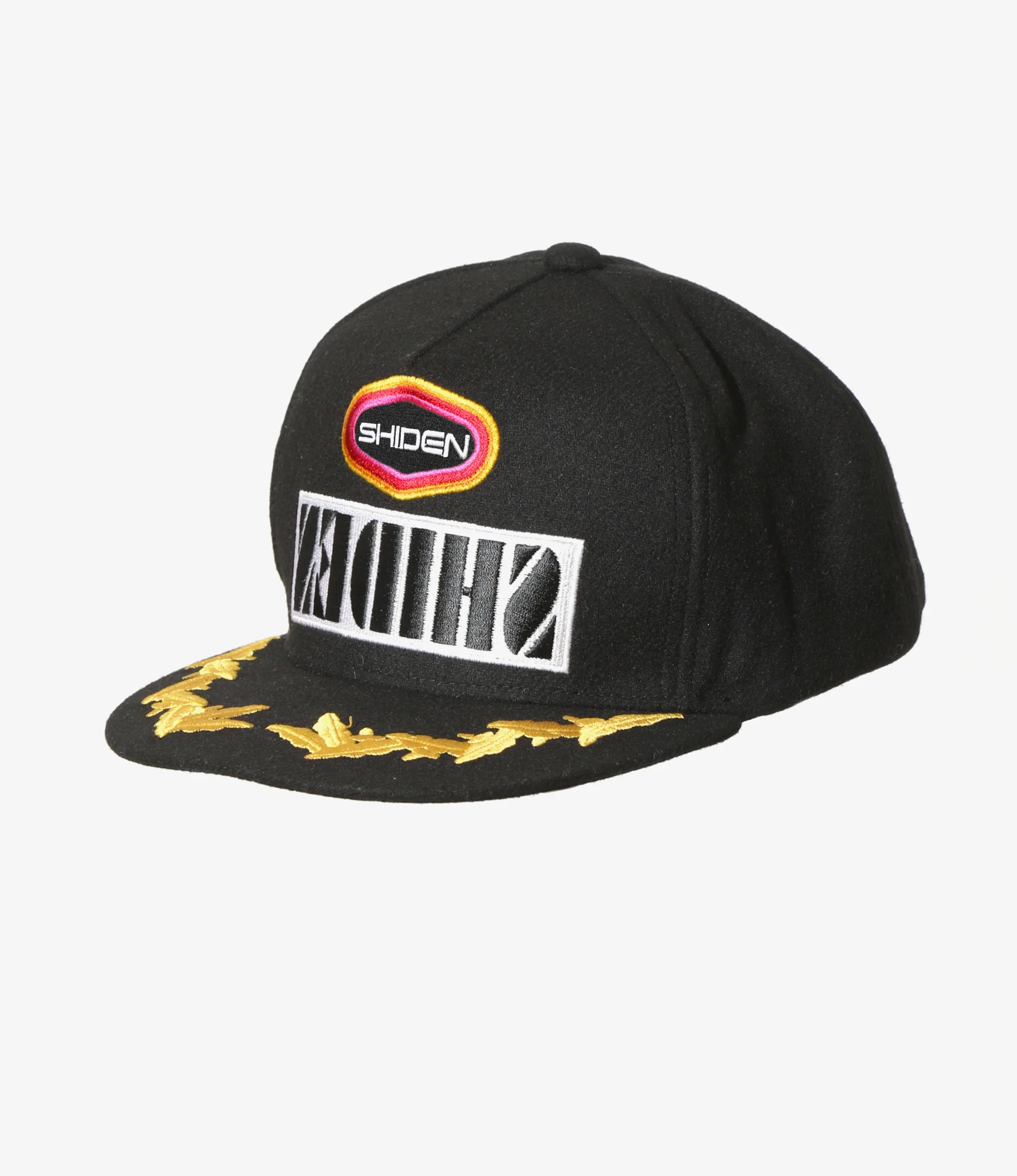 Apolo Cap - Black - Wool Melton