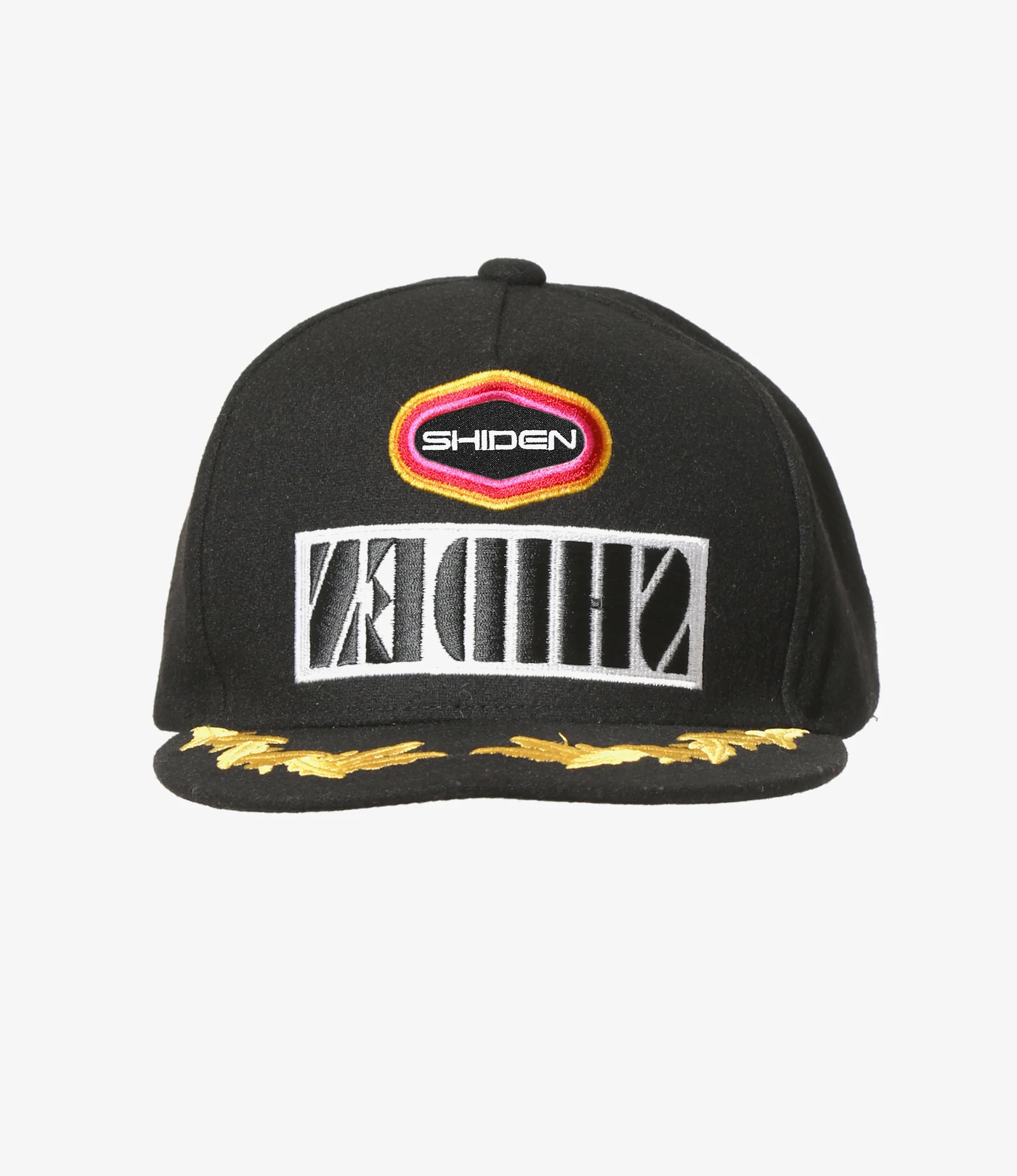 Apolo Cap - Black - Wool Melton - Image 2