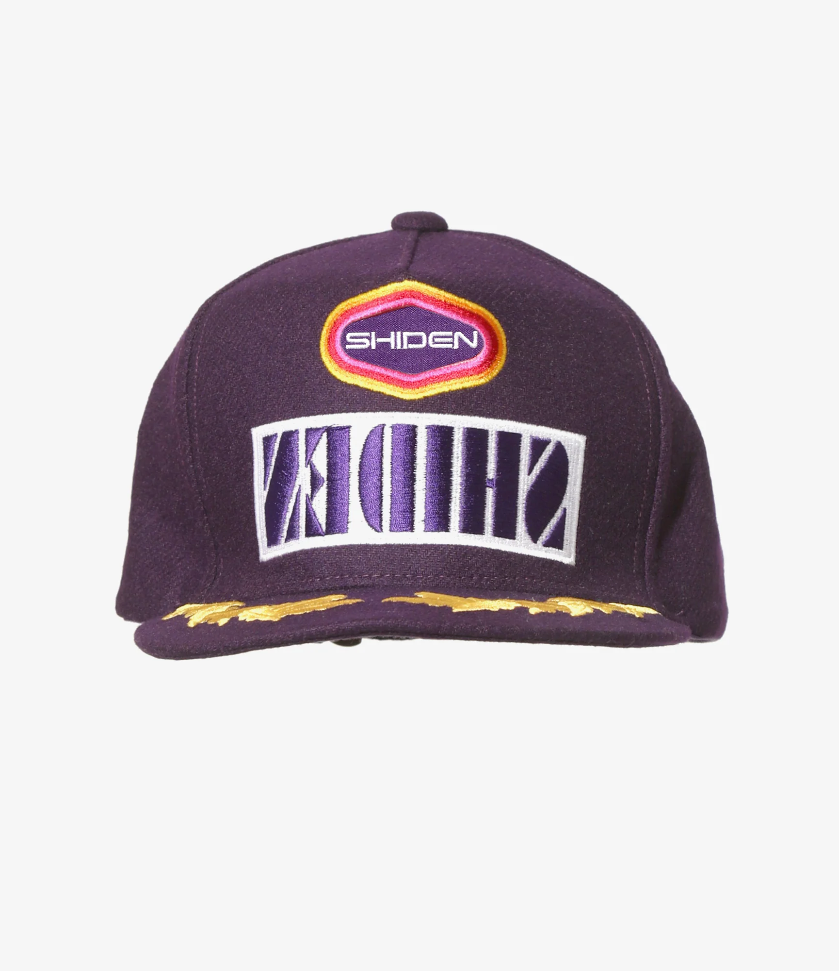 Apolo Cap - Purple - Wool Melton - Image 2