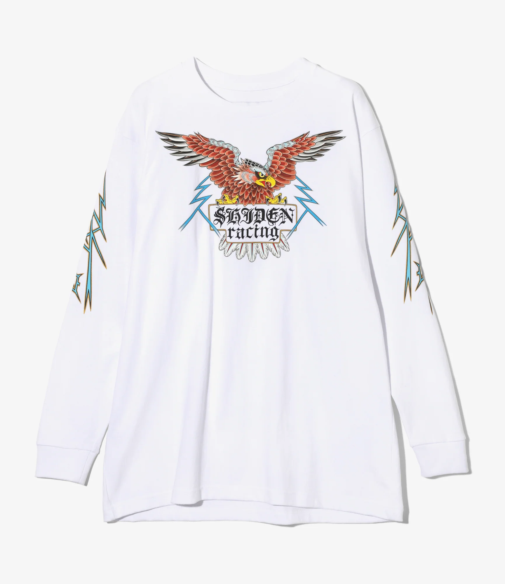 L/S Tee - White - Eagle