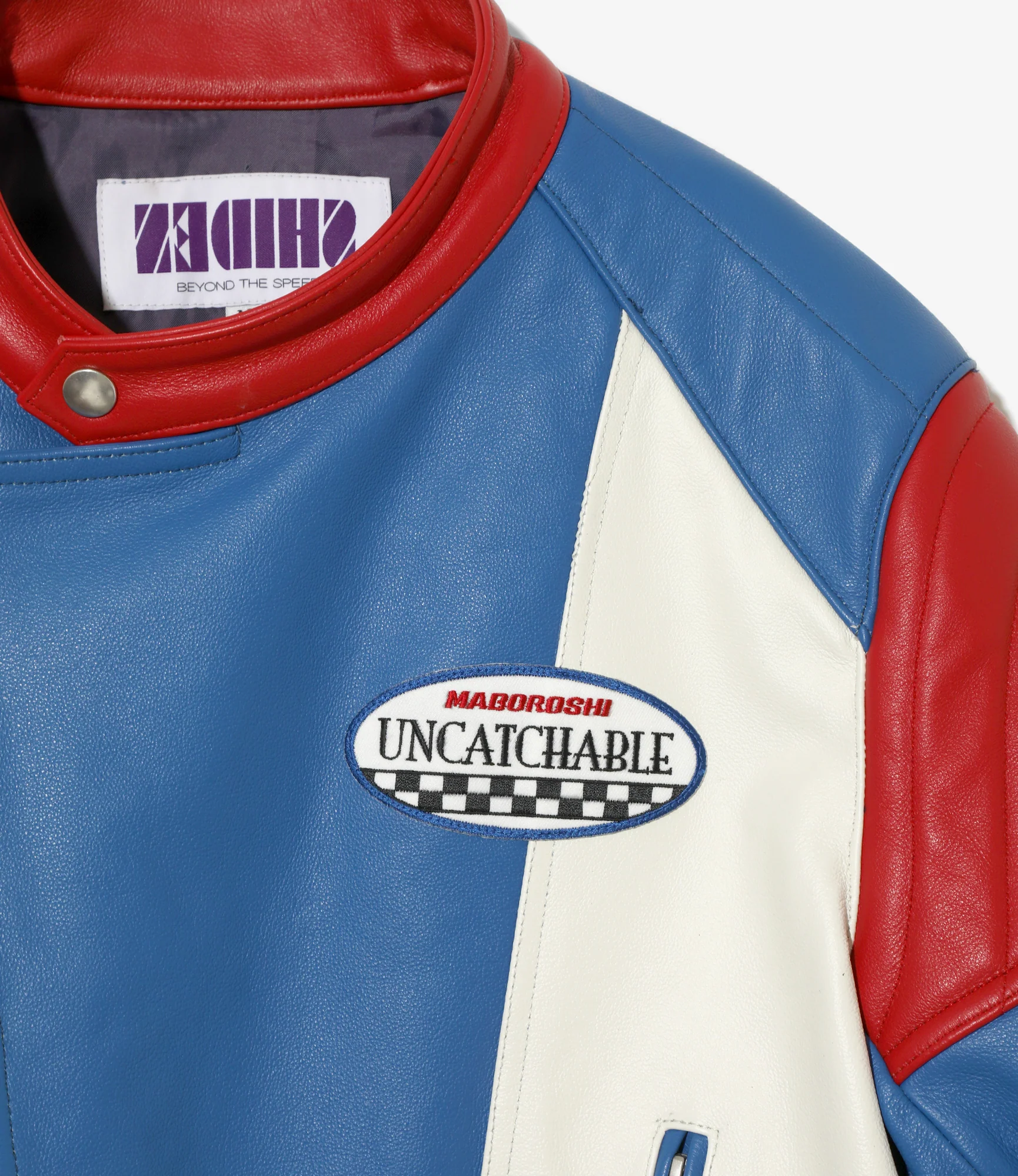 Motorcycle Jacket - Tricolour - Cowhide Leather - Image 2
