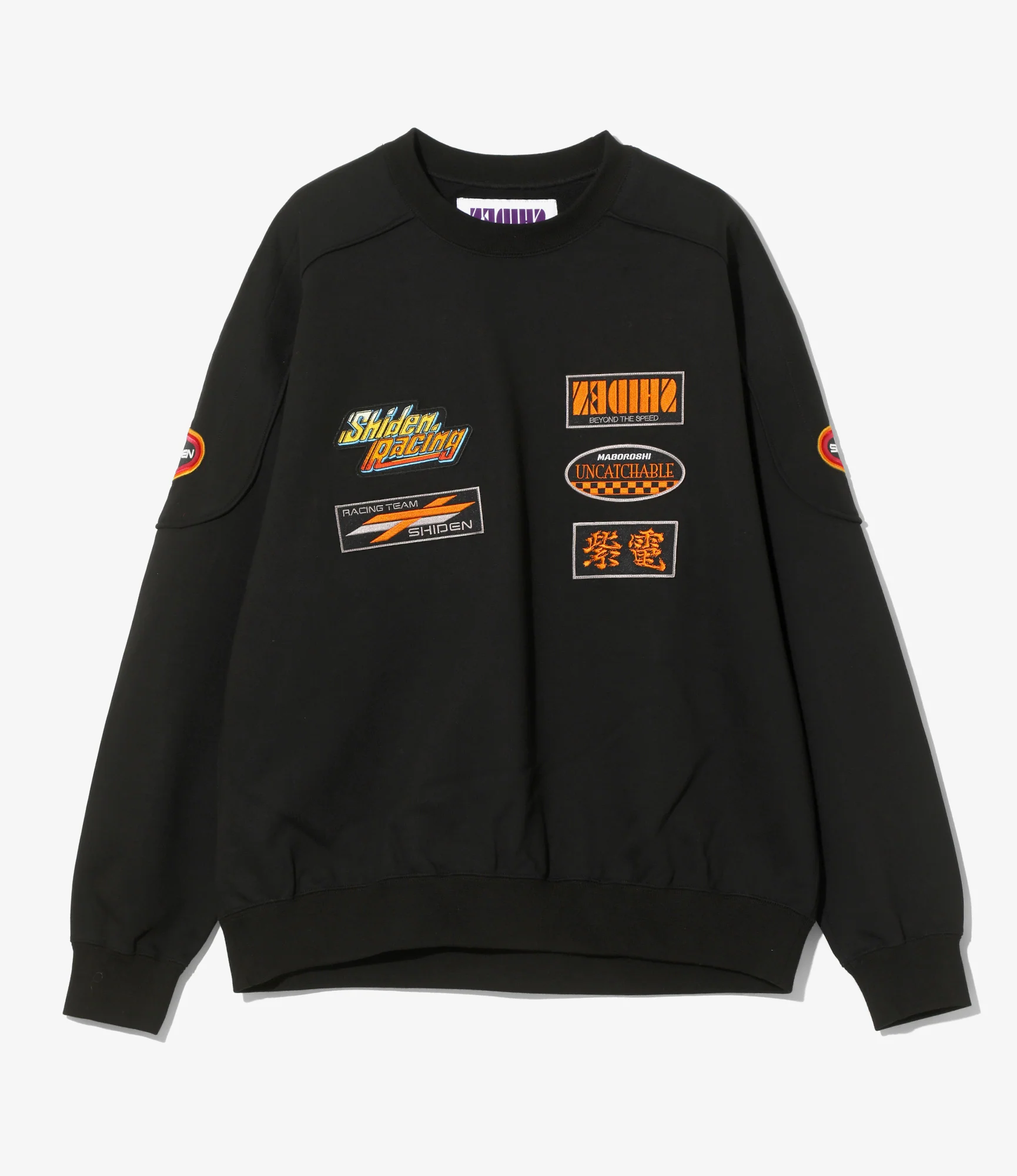 Motorcycle Sweat Shirt - Black