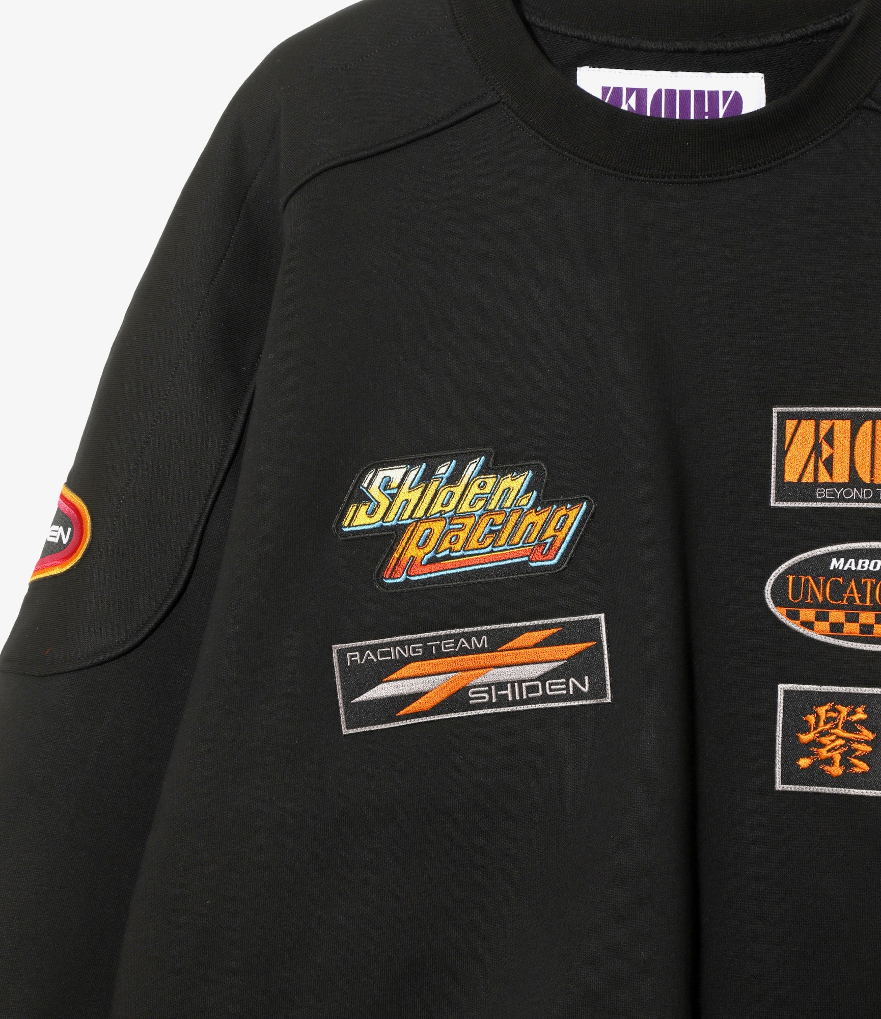 Motorcycle Sweat Shirt - Black - Image 2