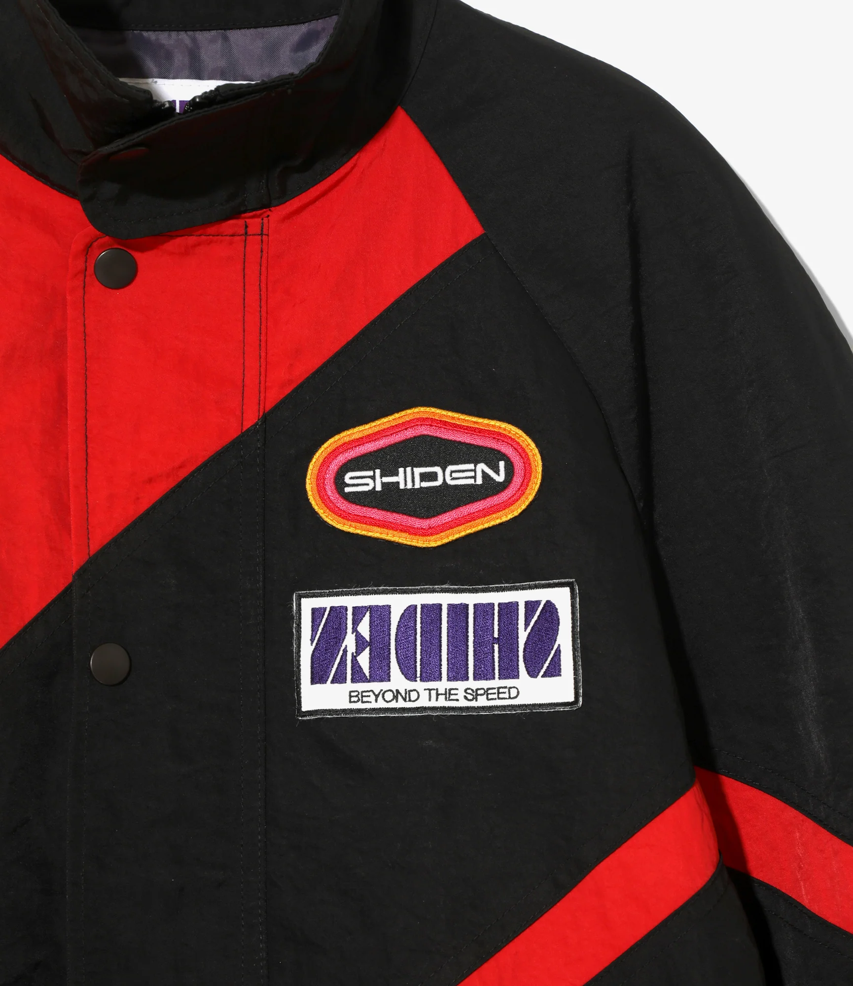 Racing Jacket - Red - Nylon Sateen - Image 2