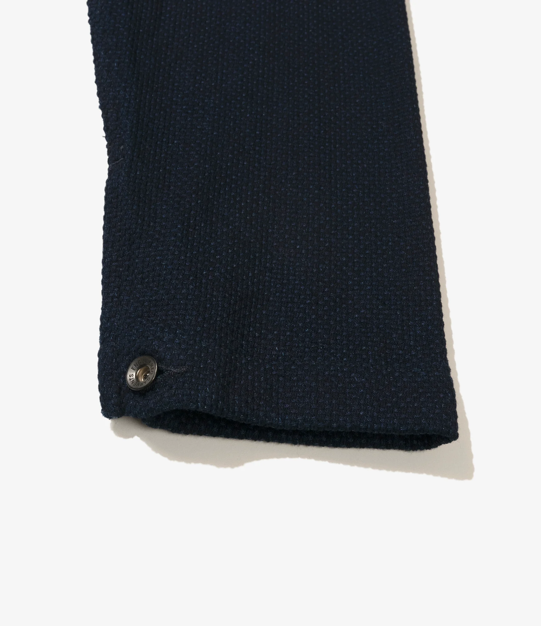 Shop Coat - Dk. Navy Cotton Heavy Basketweave - Image 5